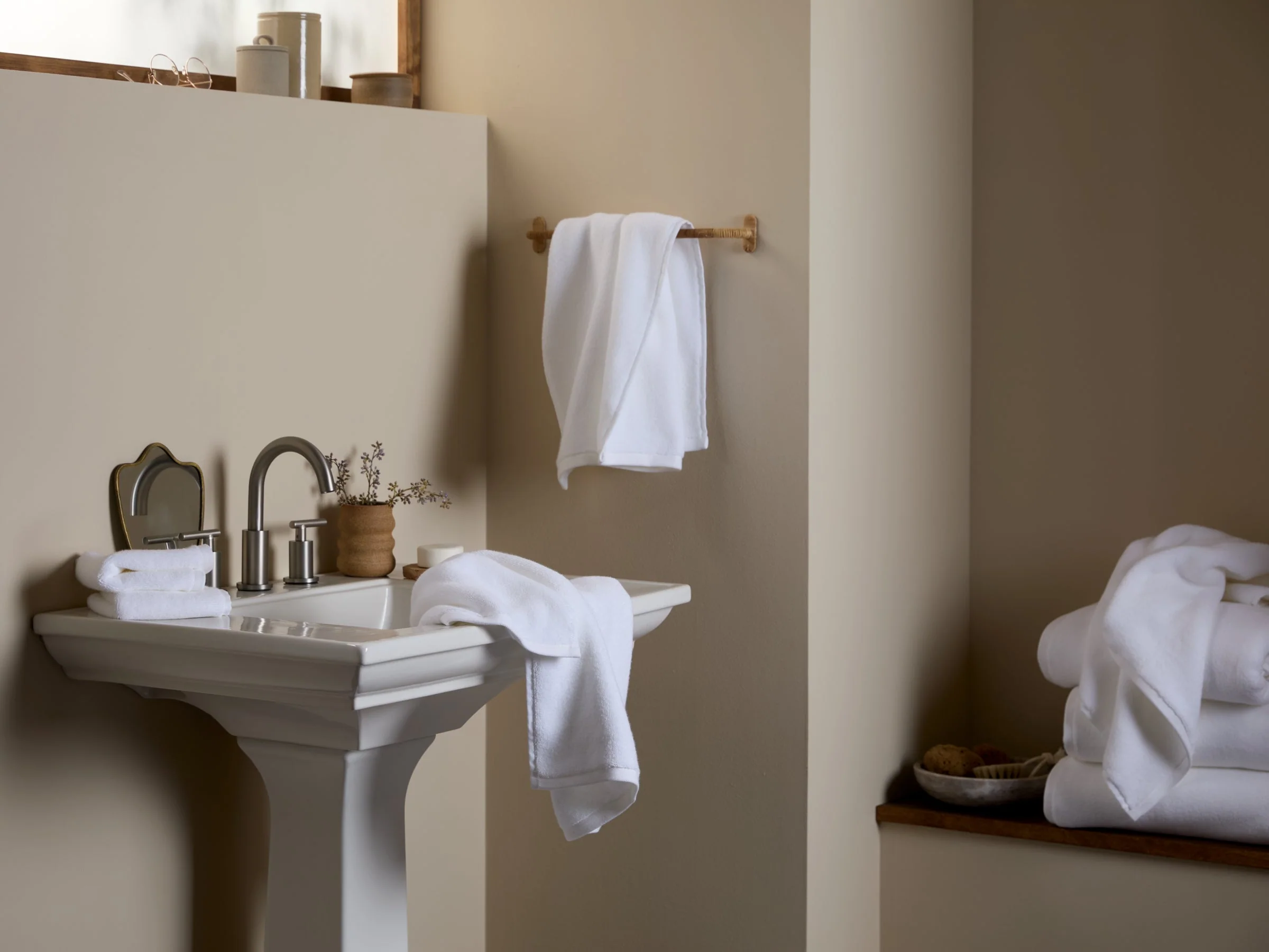 4+4 Organic Plush Bath Bundle - White - Image 2