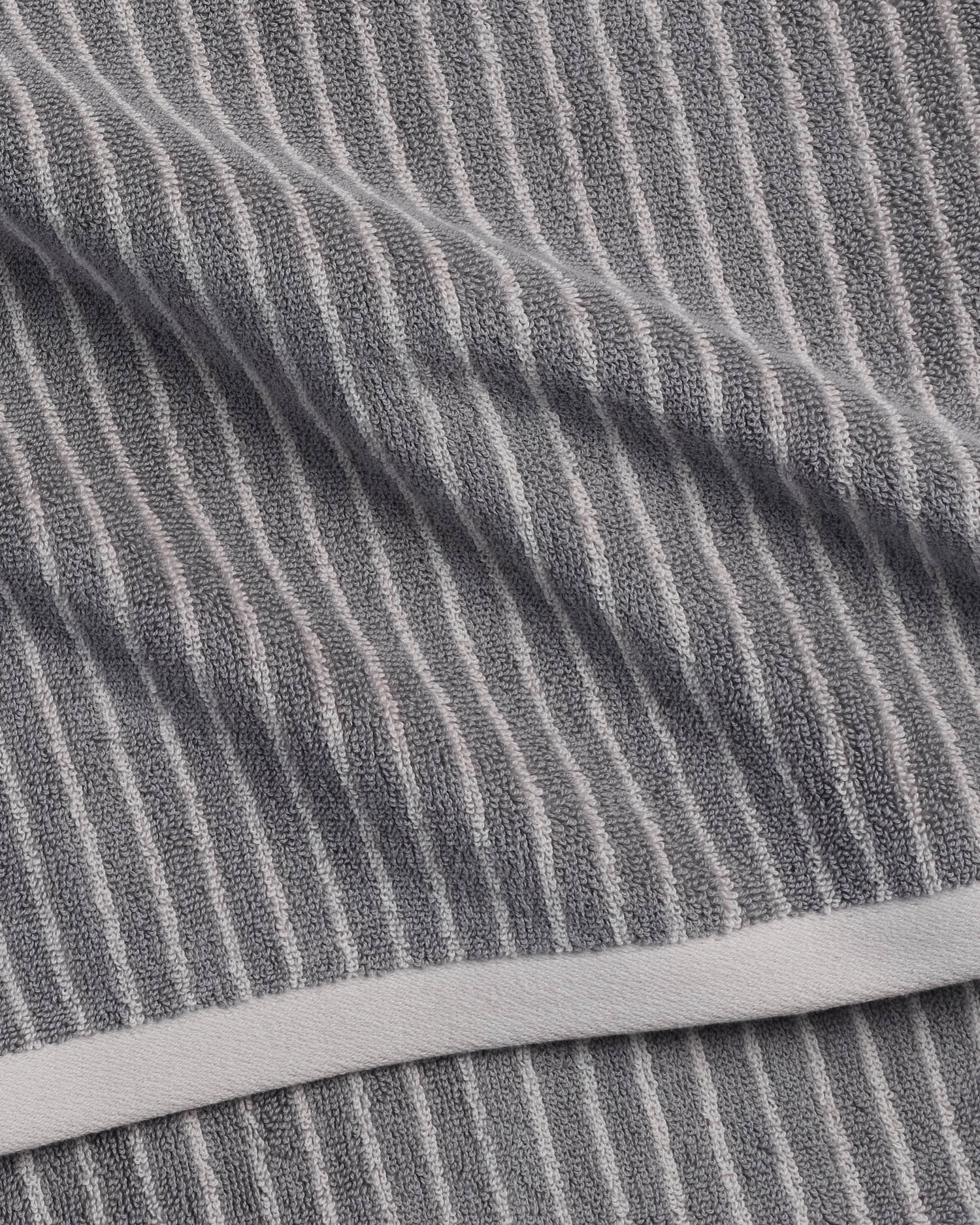 6+6 Pinstripe Bath Bundle -Pebble and Dove - Image 3