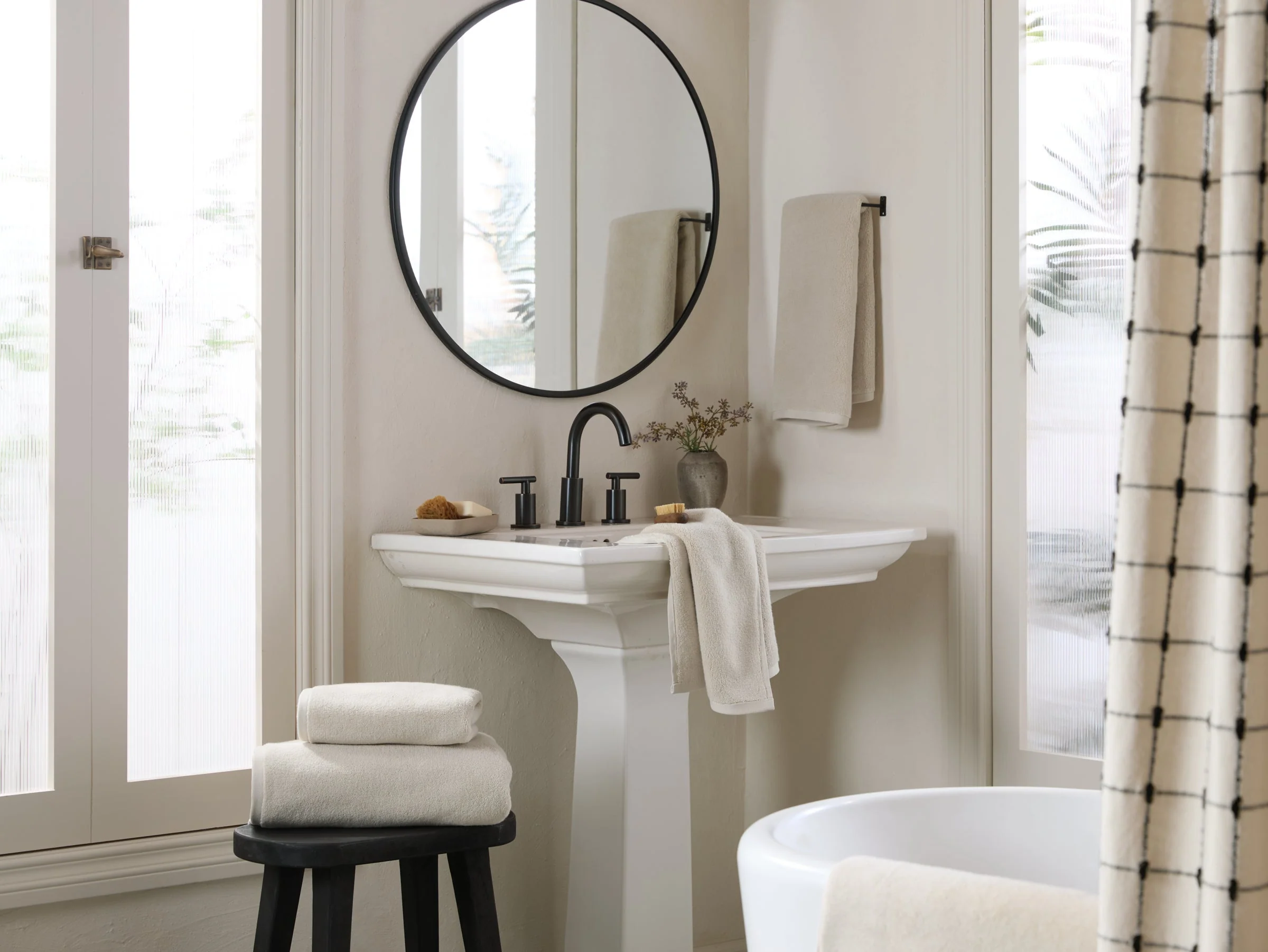 6+6 Organic Plush Bath Bundle - Bone - Image 4