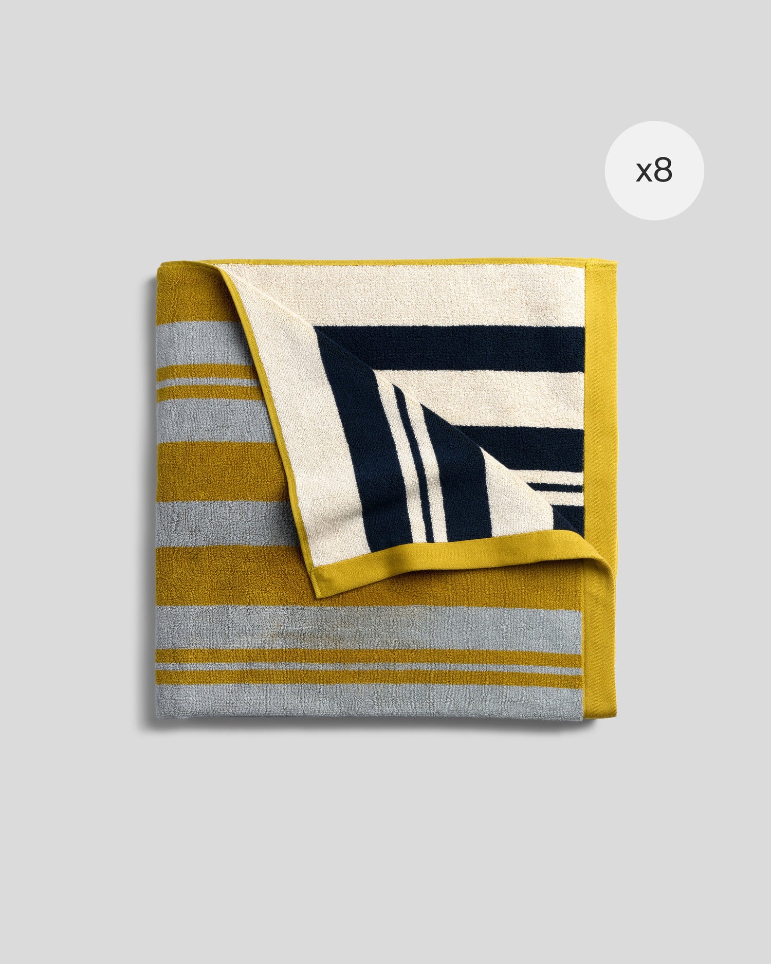 8x Casita Beach Towel Bundle - Citron and Sky