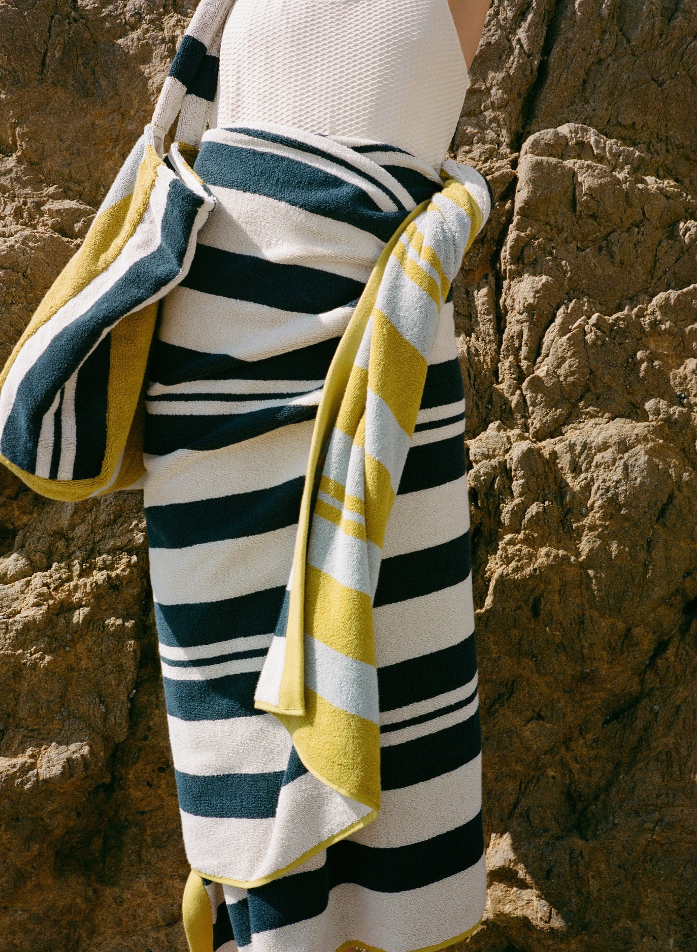 Casita Beach Towel (Citron and Sky) - Image 5