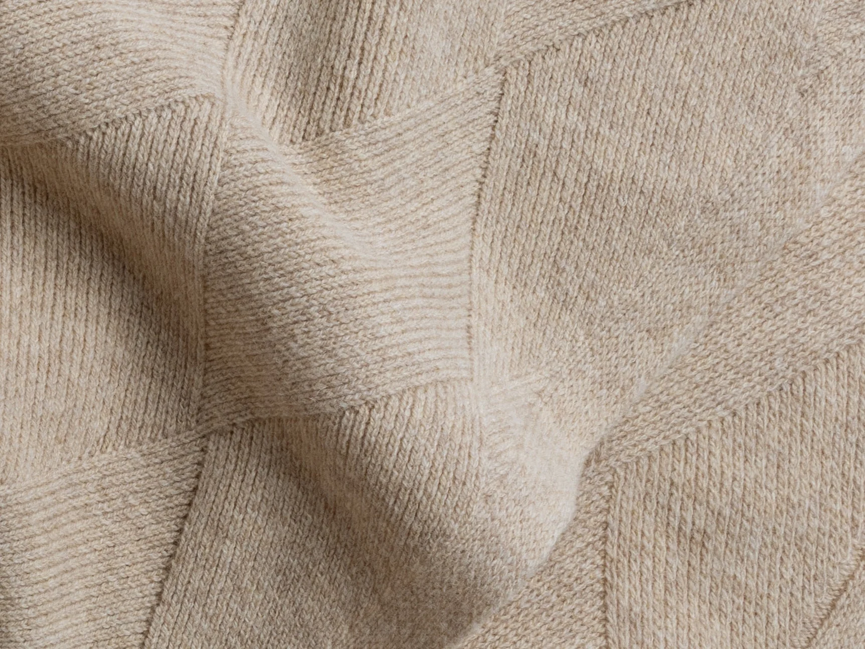Basketweave Merino Pillow Cover - FINAL SALE (Natural) - Image 3