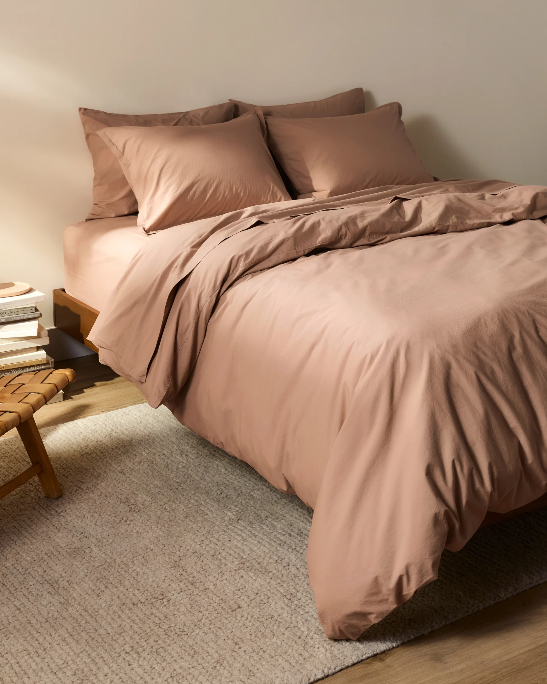 Brushed Cotton Duvet Cover Set - Adobe TW/XL - Image 4
