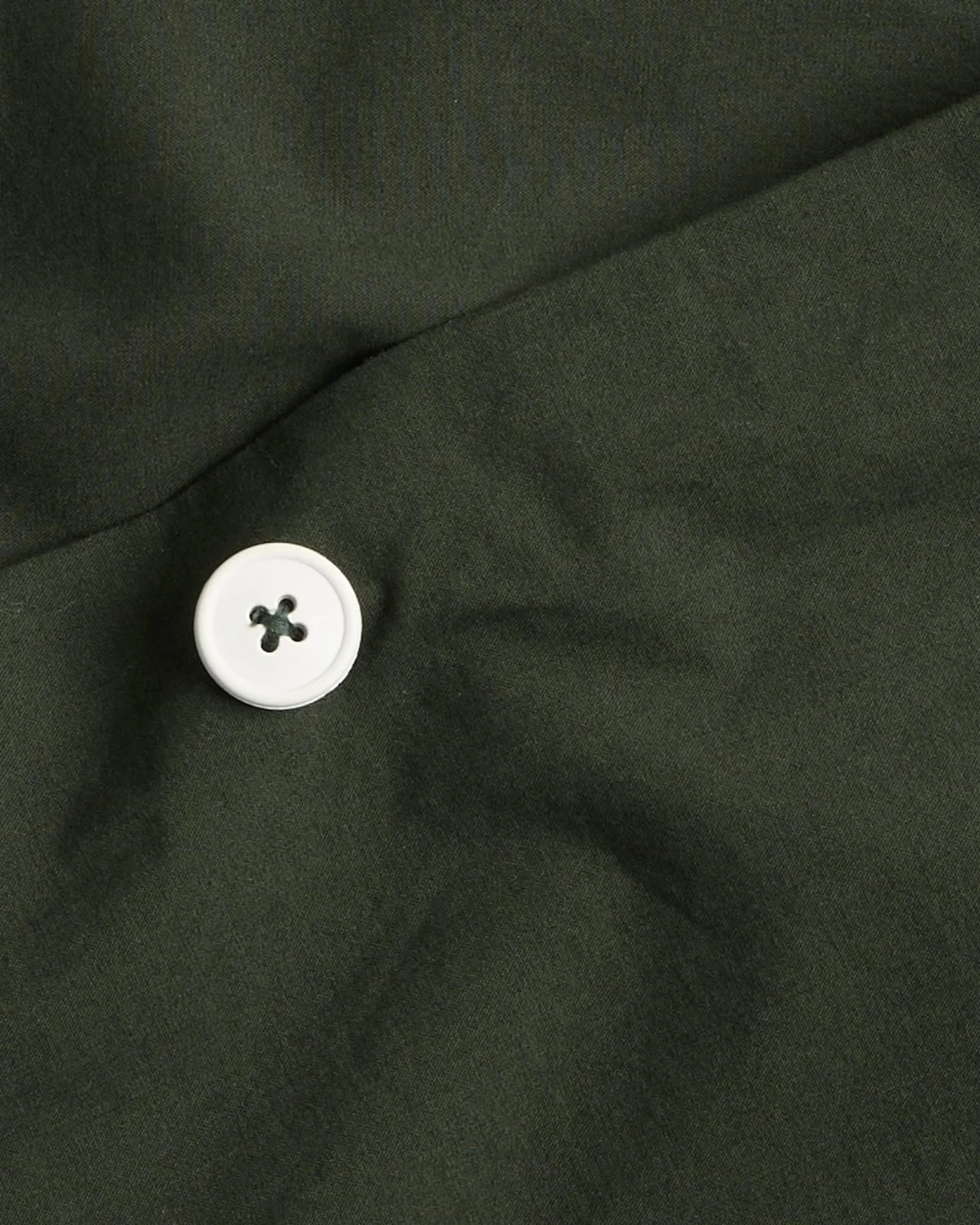 Brushed Cotton Duvet Cover Set - Evergreen TW/XL - Image 3