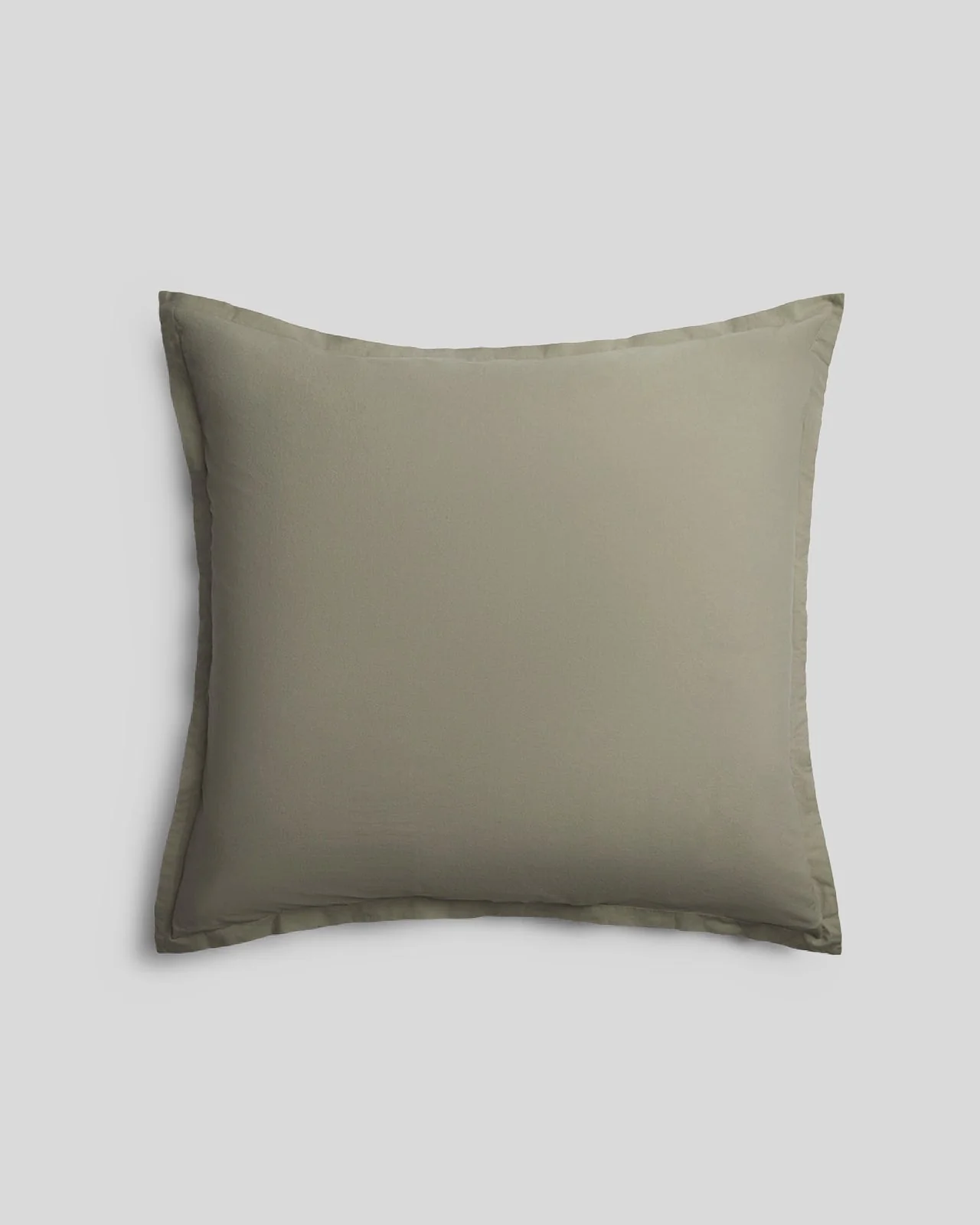 Brushed Cotton Euro Sham (Moss)
