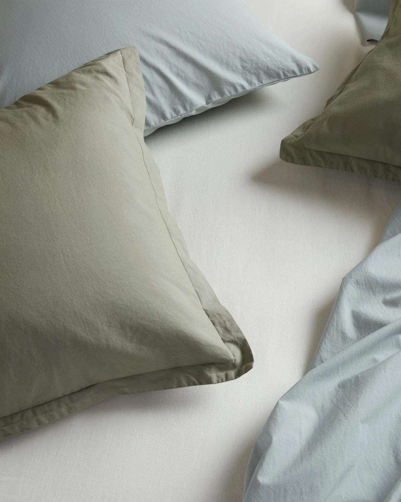Brushed Cotton Sham Set (Moss) - Image 4