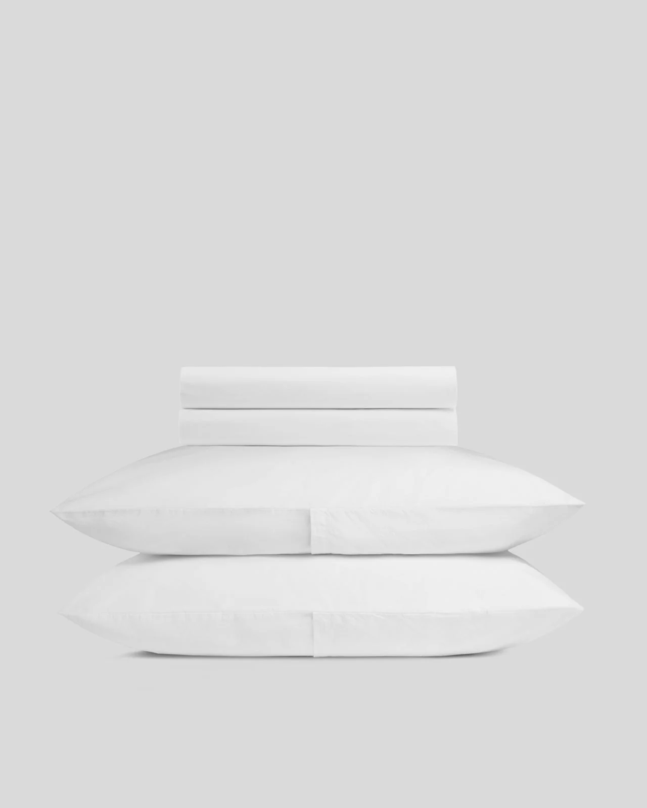 Brushed Cotton Sheet Set - White F/Q