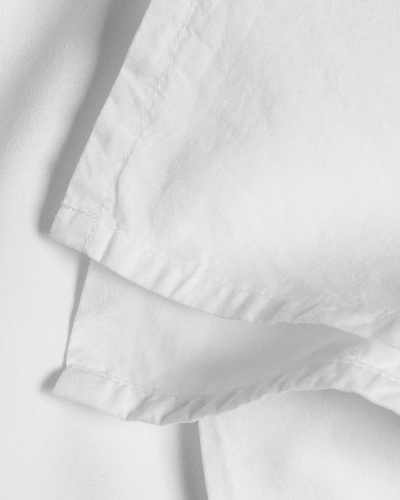 Brushed Cotton Sheet Set - White TW/XL - Image 3