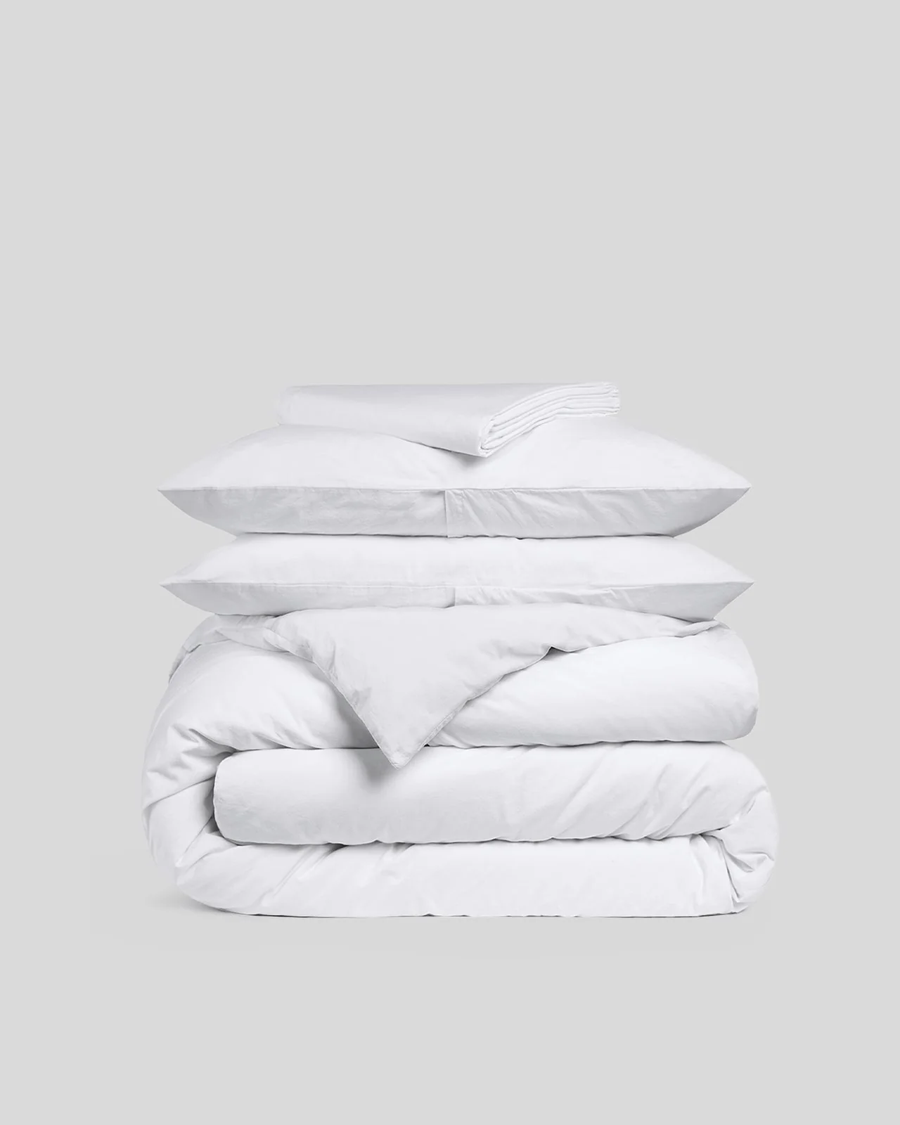 Brushed Cotton Venice Set - White TW/XL
