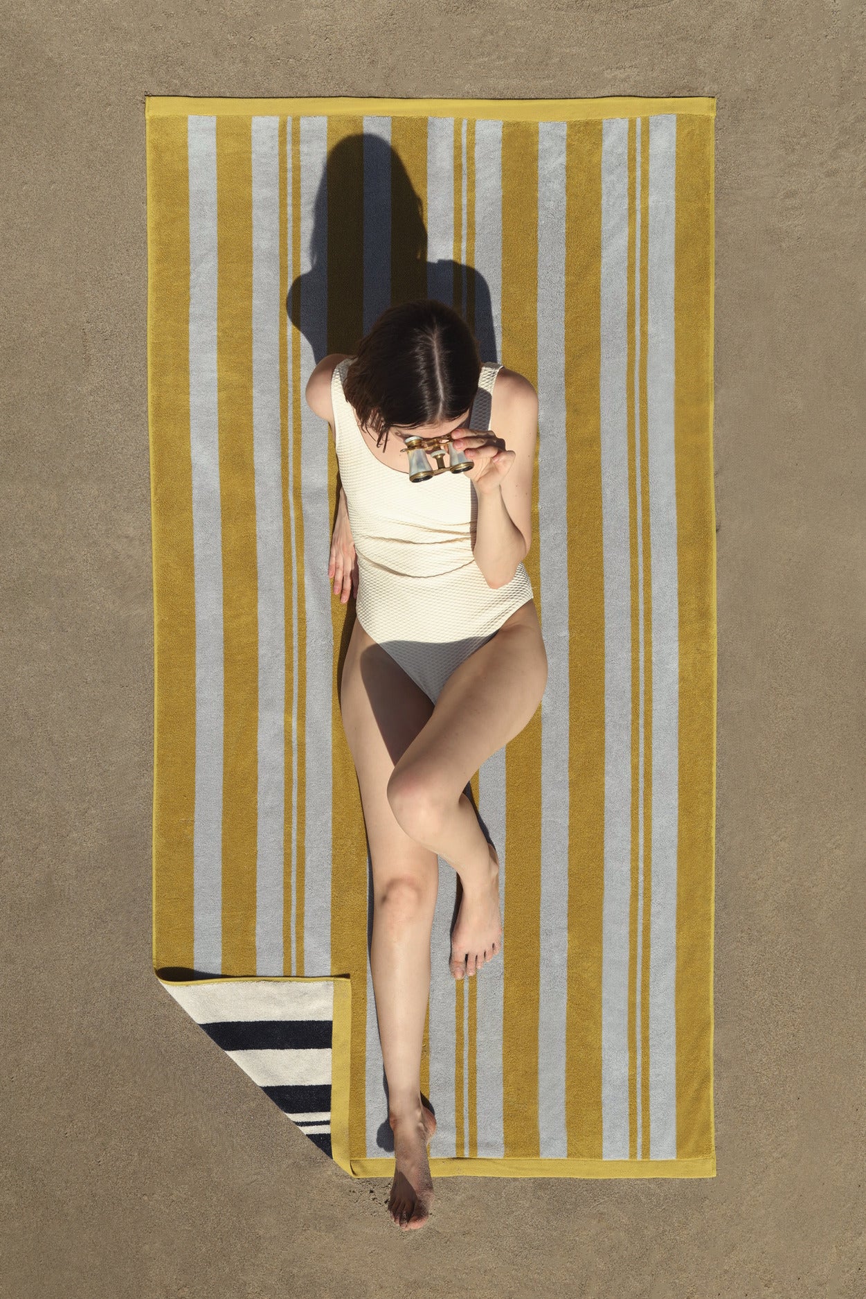 Casita Beach Towel (Citron and Sky) - Image 6
