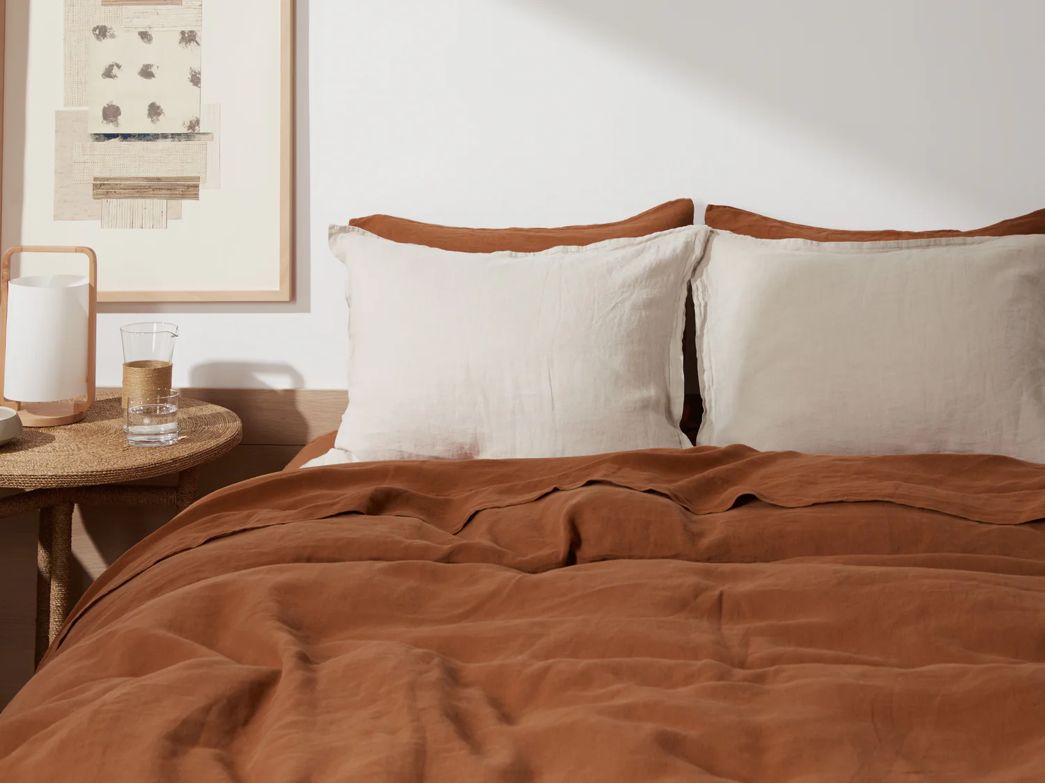 Classic Linen Sham Set - FINAL SALE (Bone) - Image 2