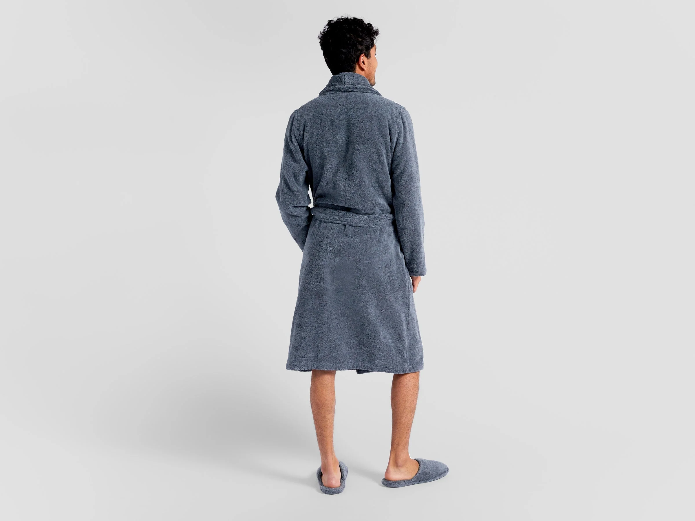 Classic Turkish Cotton Robe - FINAL SALE (Dusk) - Image 6