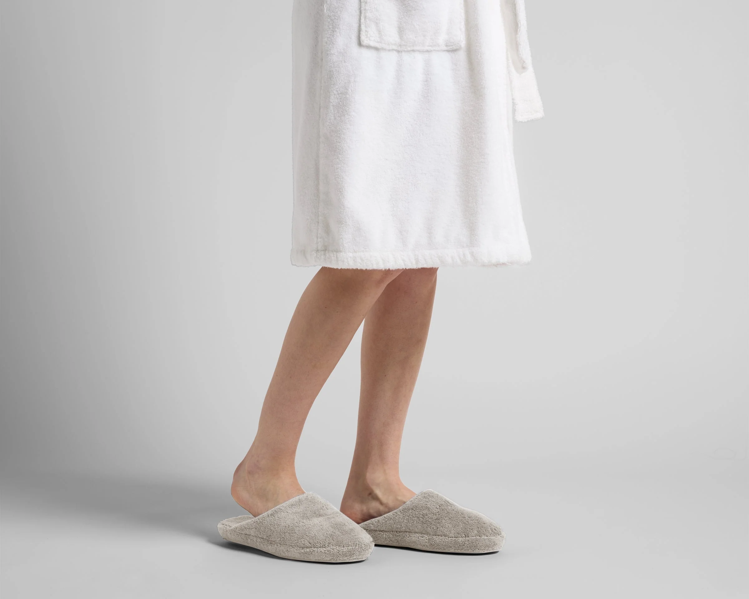 Classic Turkish Cotton Slippers - FINAL SALE (Bone) - Image 2