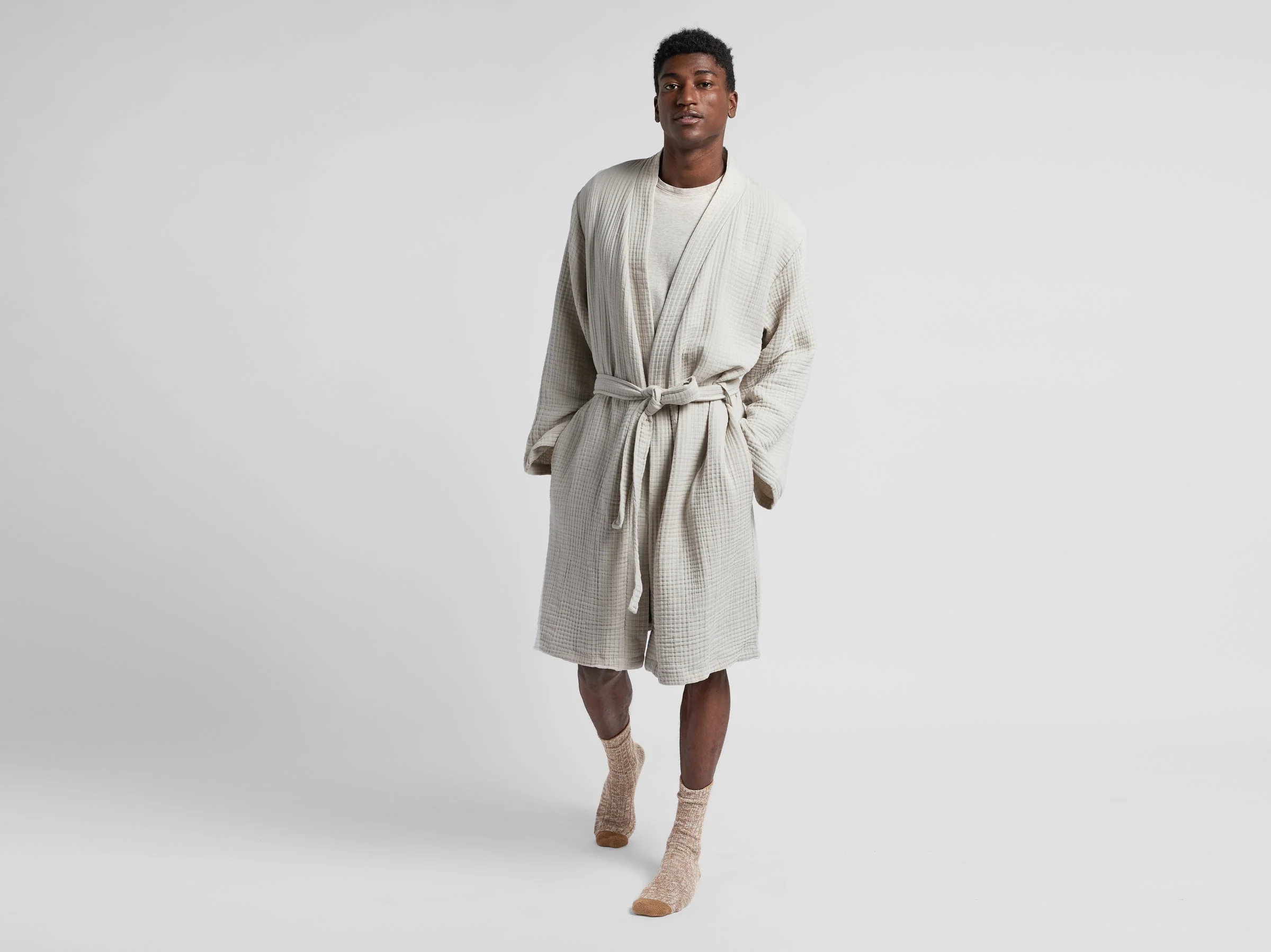 Cloud Cotton Robe (Bone) - Image 4