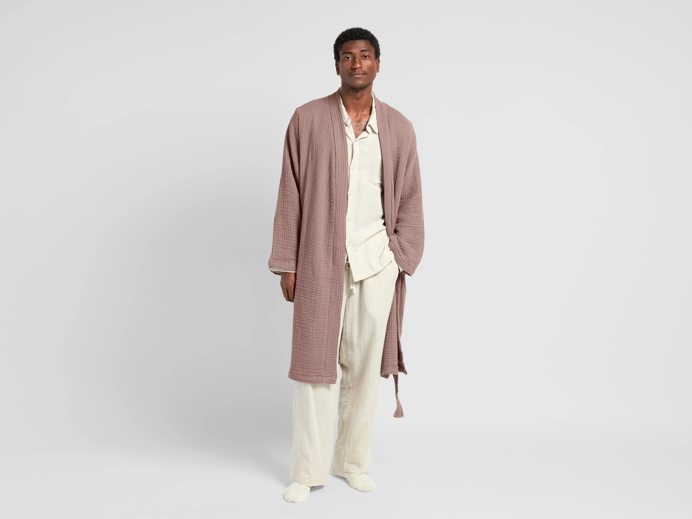 Cloud Cotton Robe (Clover) - Image 4