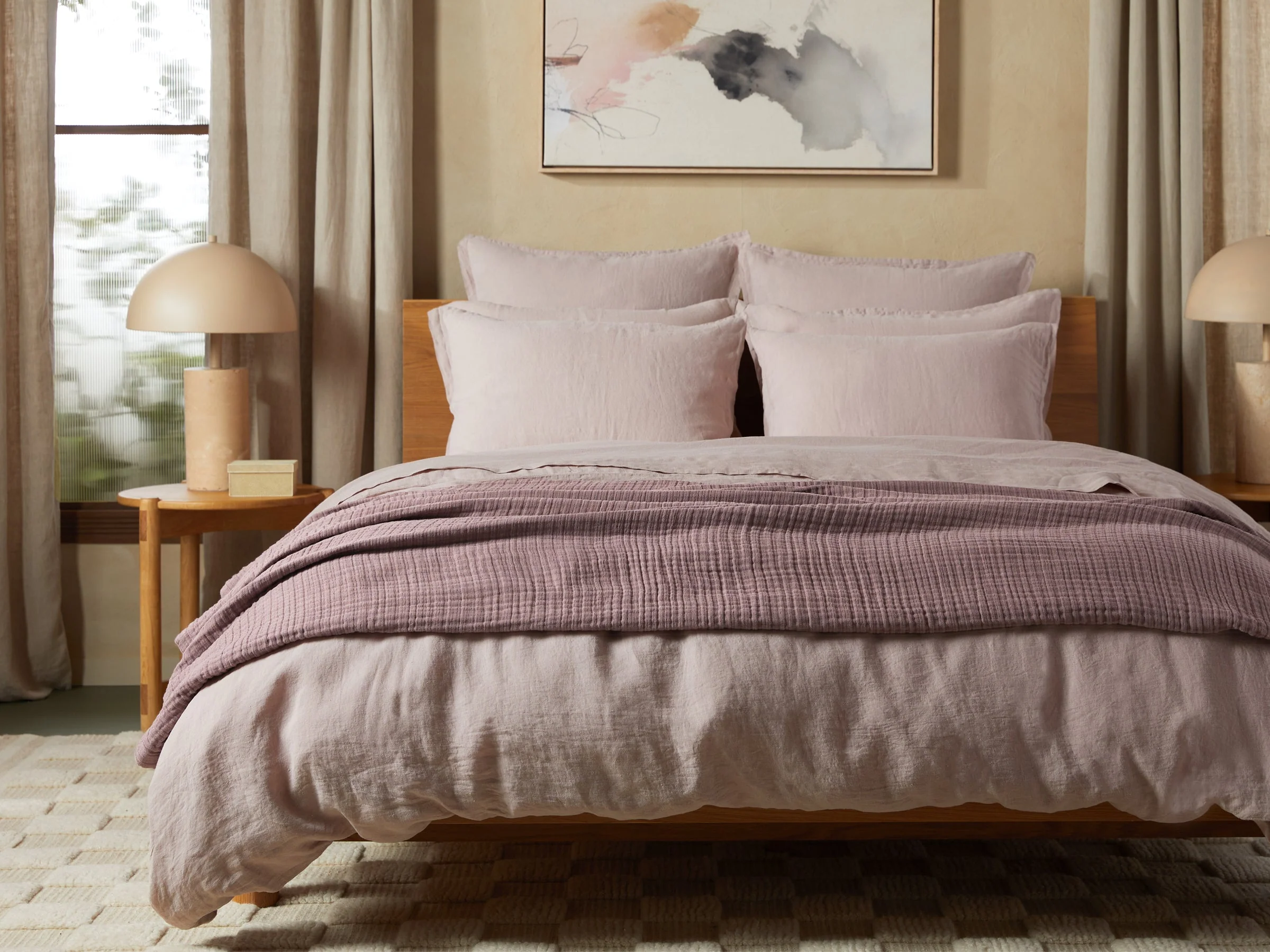 Cloud Linen Gauze Throw - FINAL SALE (Clover) - Image 3