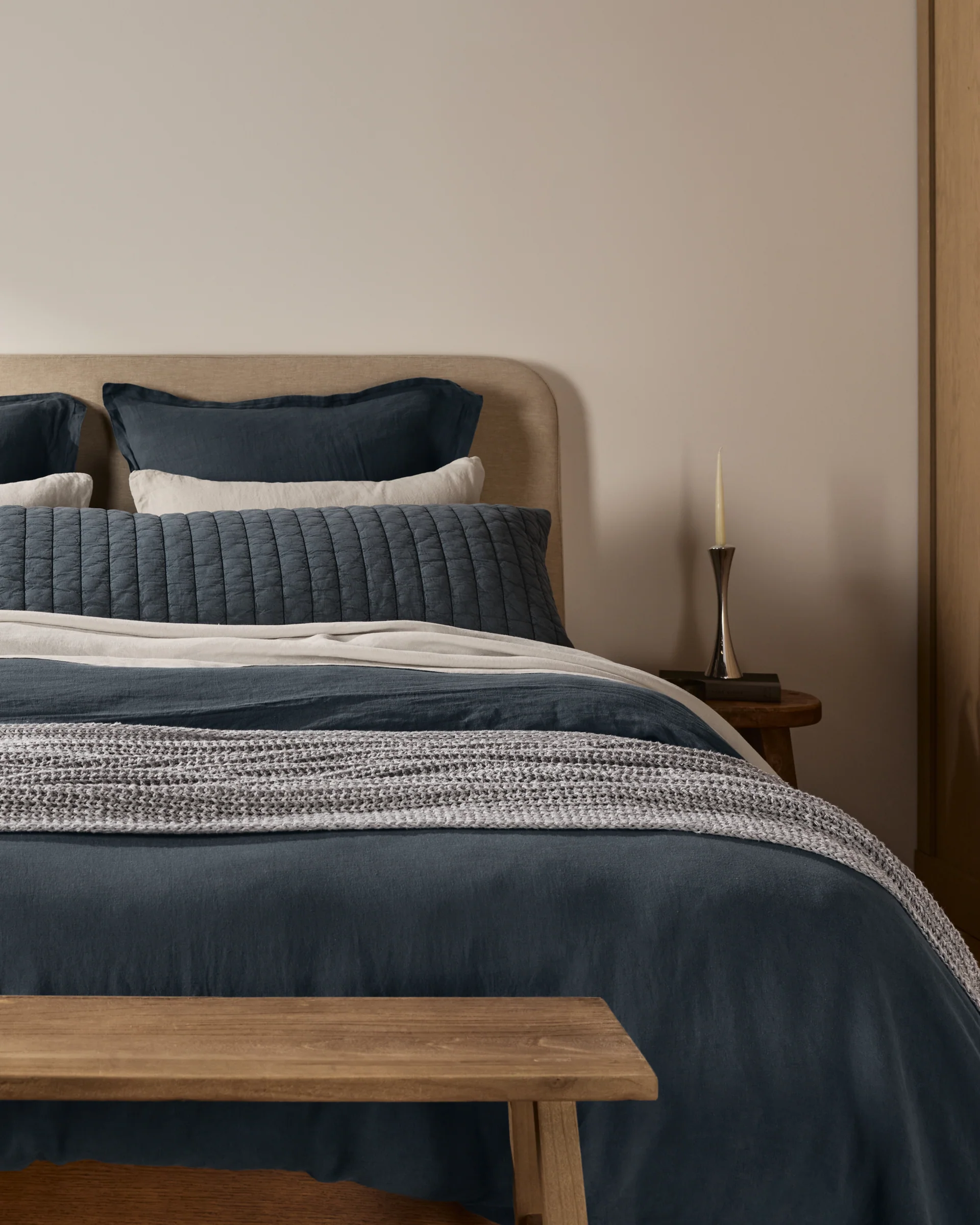 Garment Dyed Channel Body Pillow Cover - FINAL SALE (Dusk) - Image 2