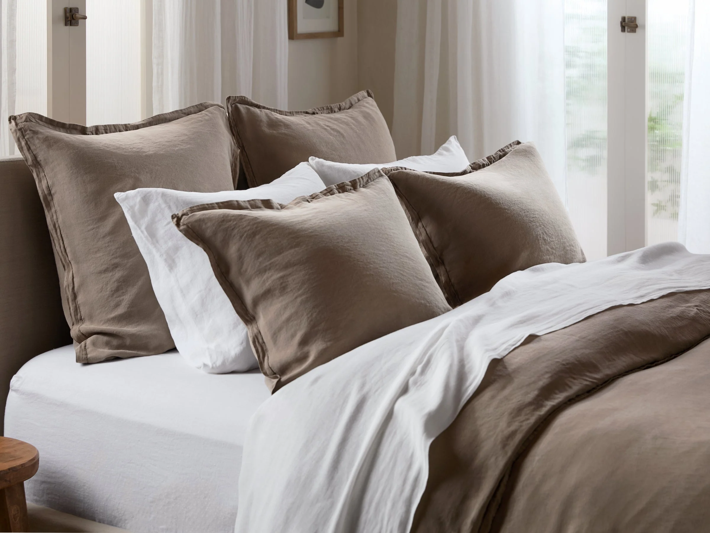 Linen Tencel Bundle - Warm Grey F/Q - Image 2