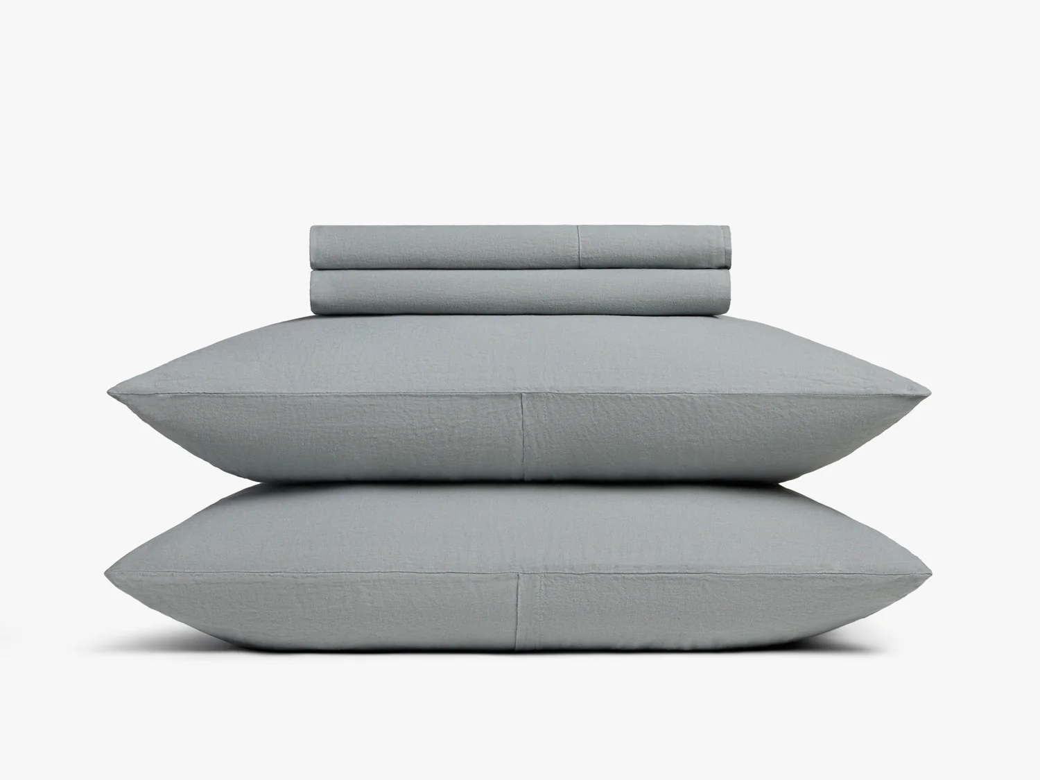 Linen Bed Set - FINAL SALE (Slate Blue)