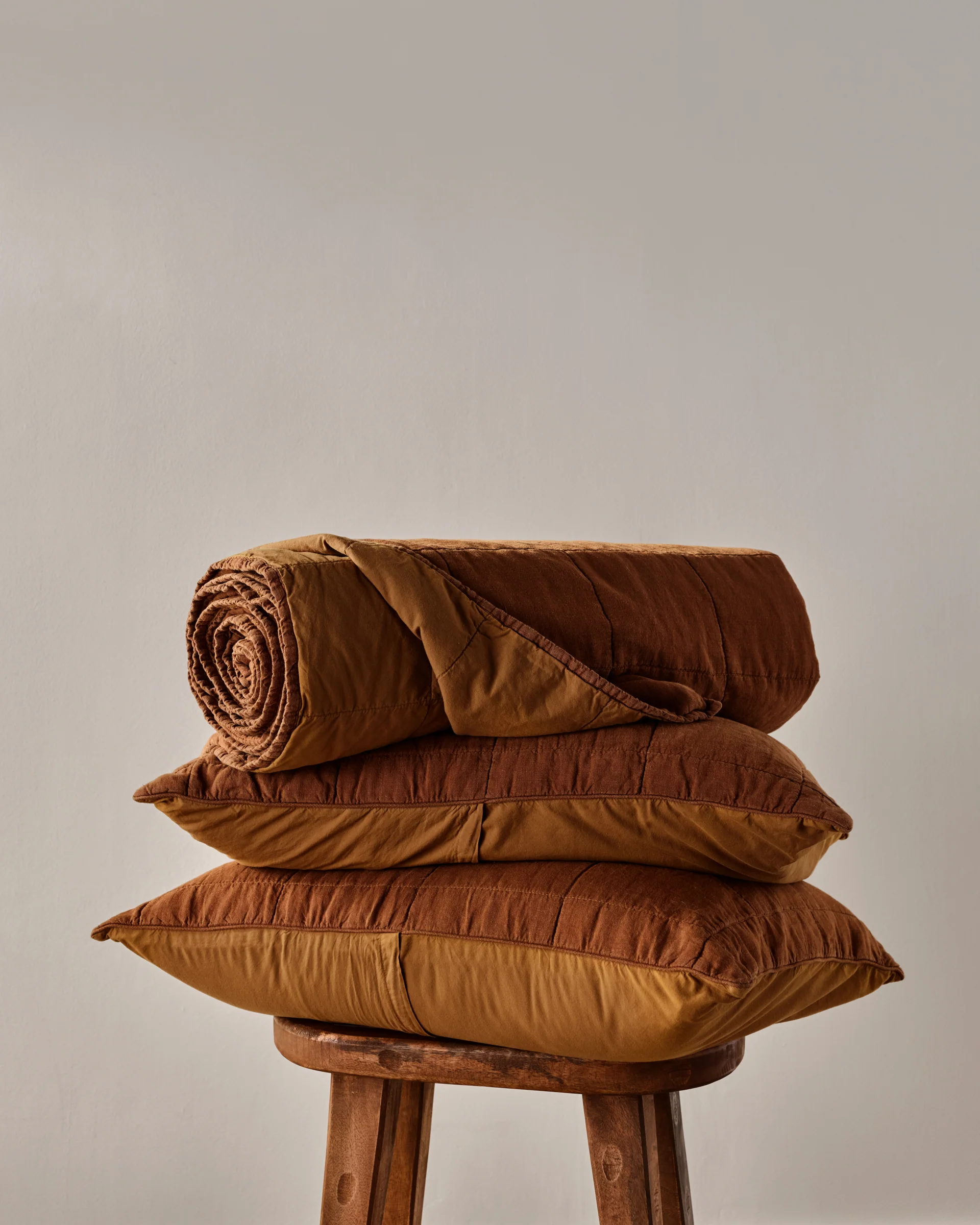 Linen Box Quilt (Tobacco) - Image 4