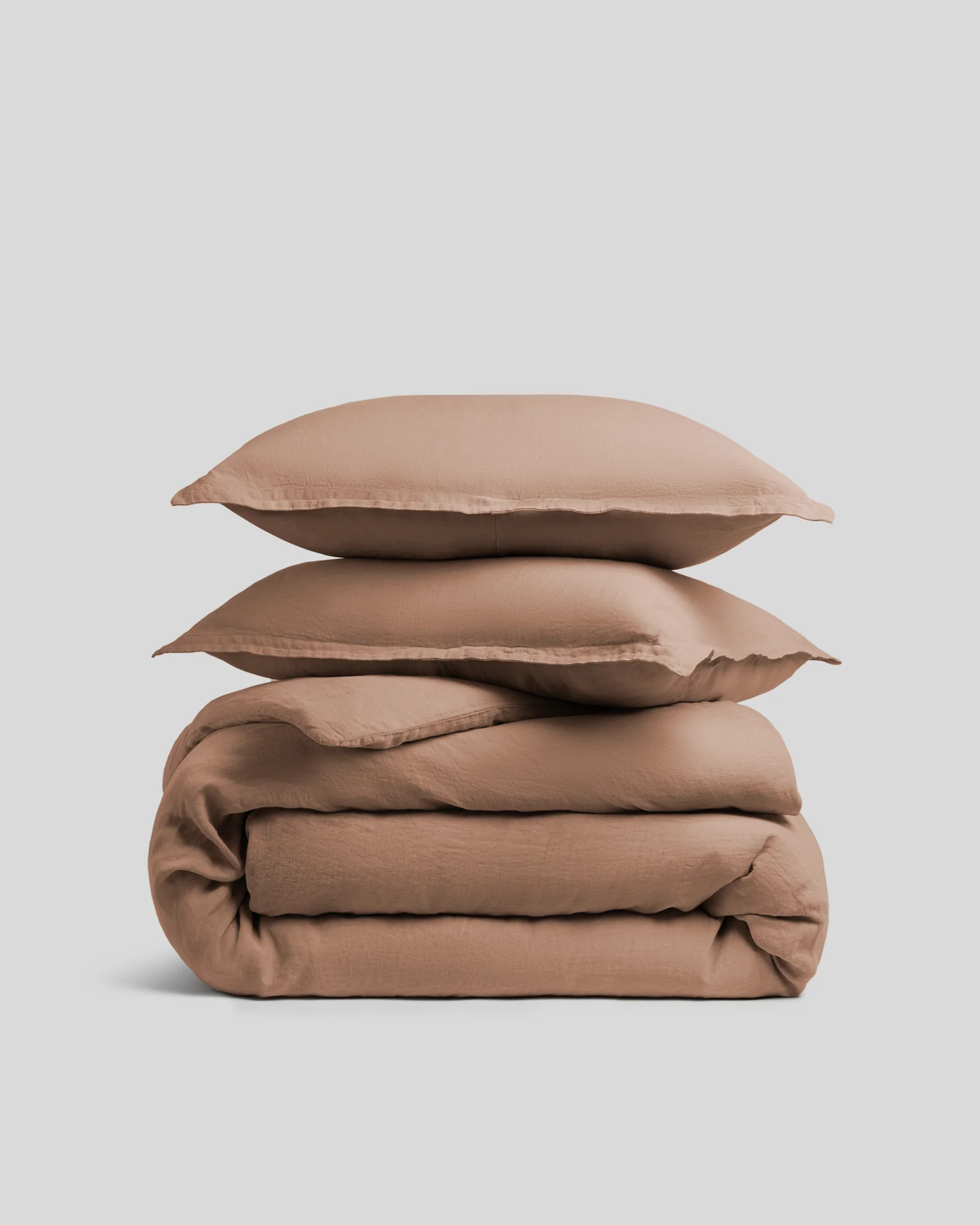 Linen Duvet Cover Set - Adobe F/Q