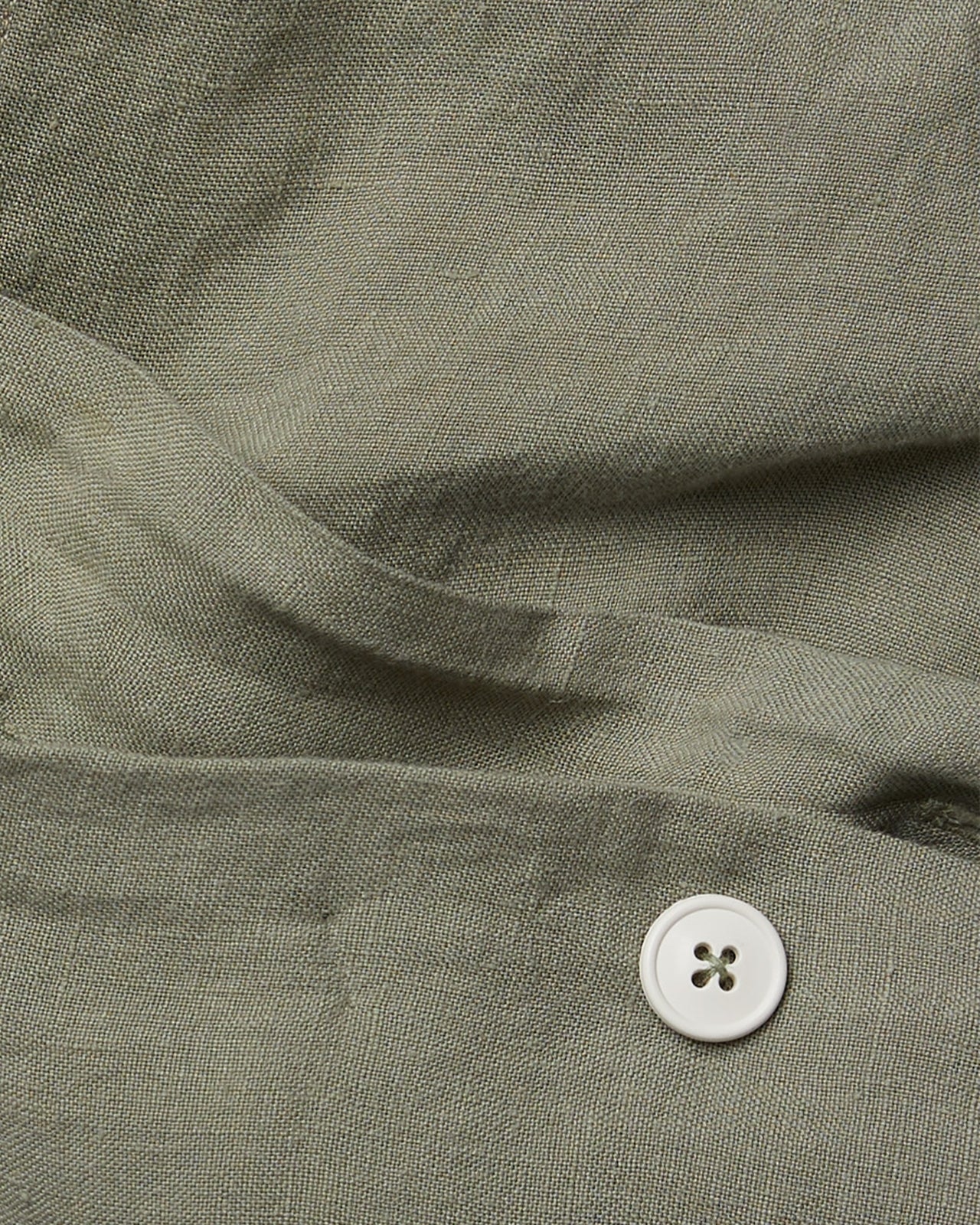 Linen Duvet Cover Set - Moss F/Q - Image 3