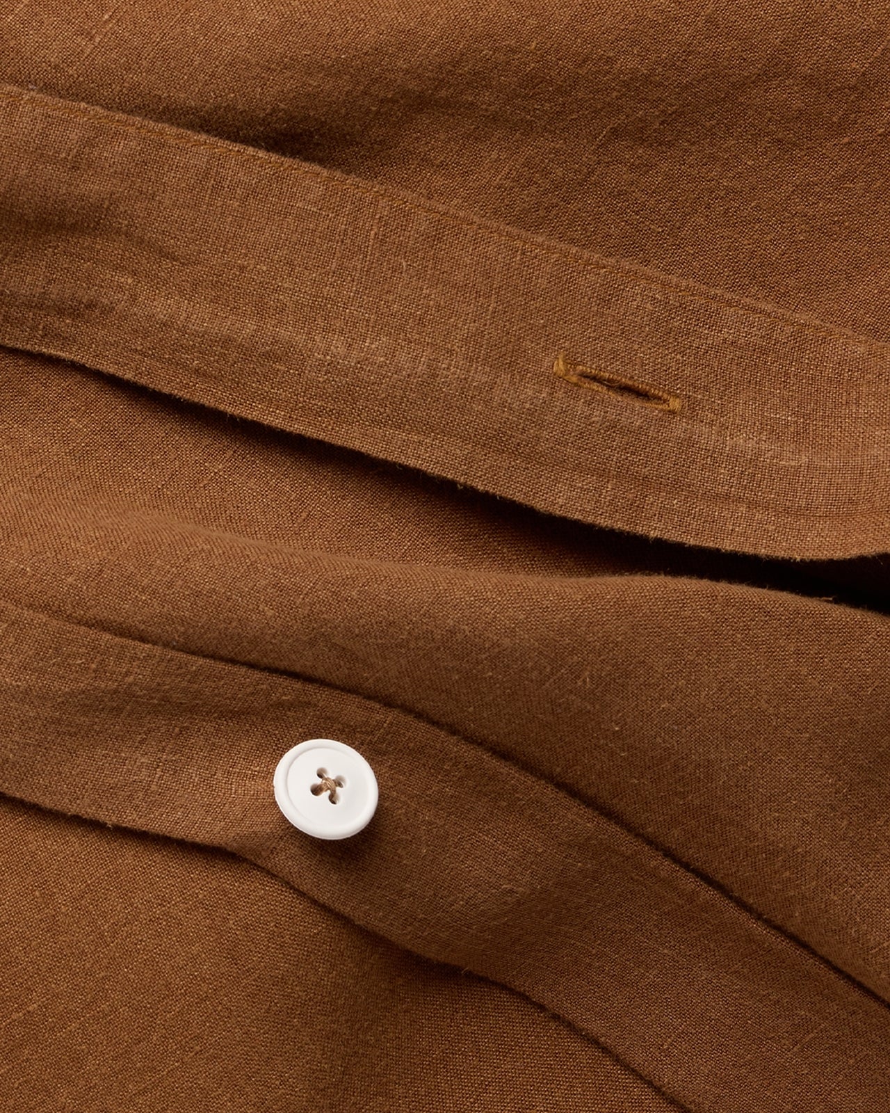 Linen Duvet Cover Set - Tobacco F/Q - Image 3
