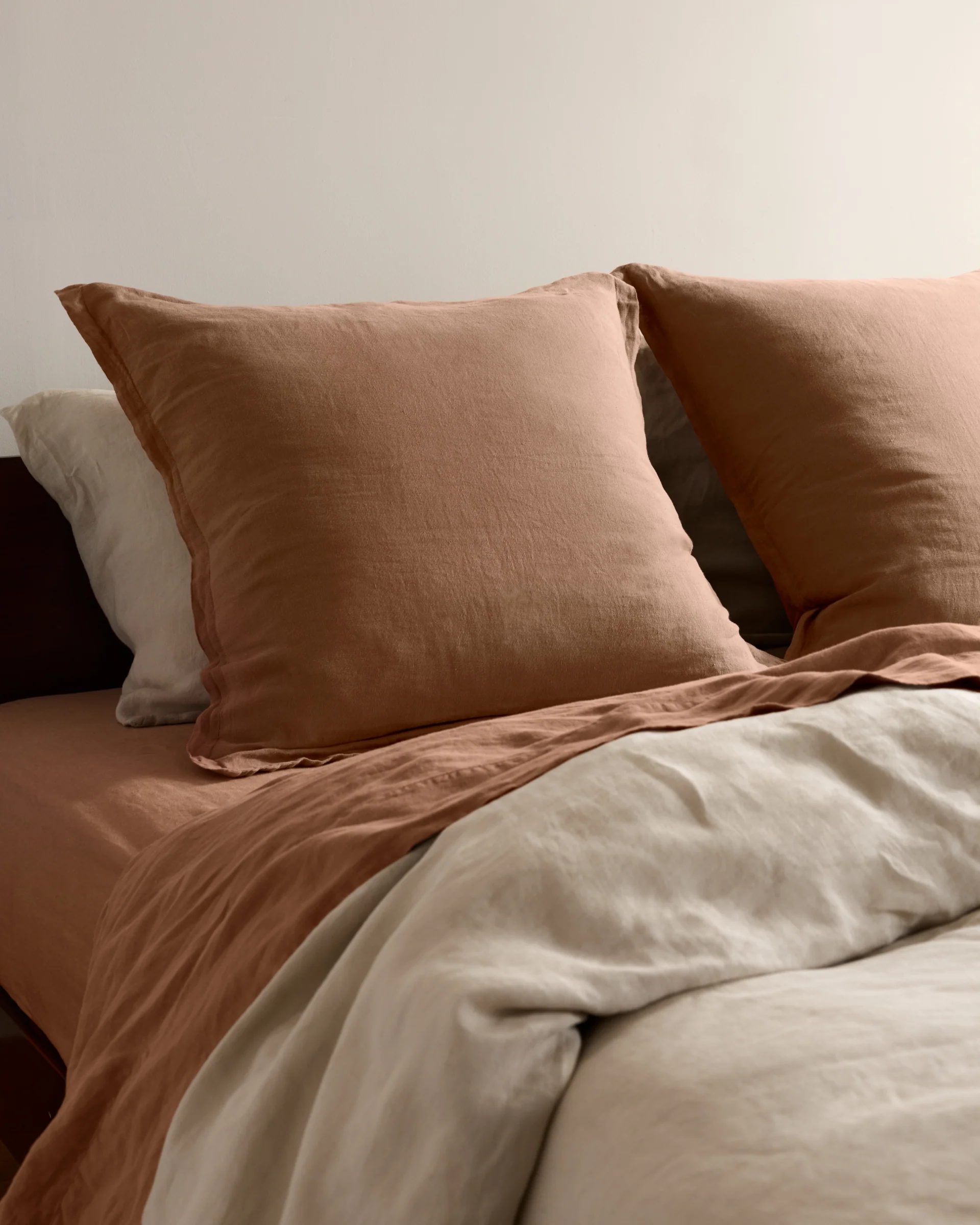 Linen Euro Sham (Adobe) - Image 2