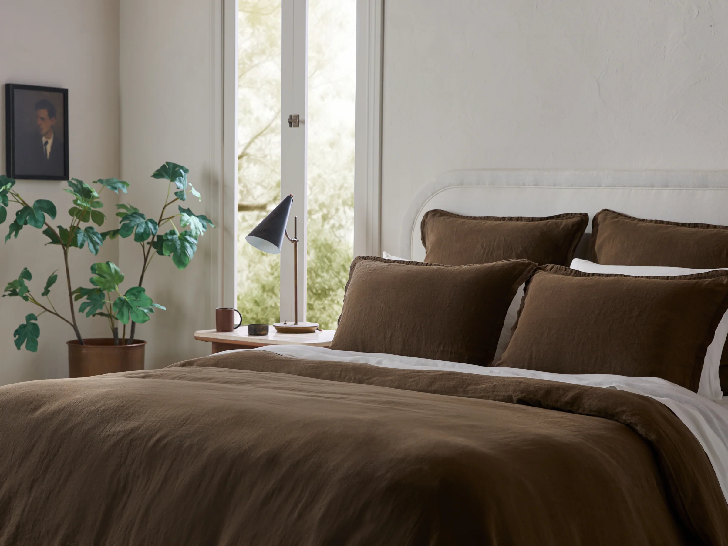Linen Euro Sham (Java) - Image 4