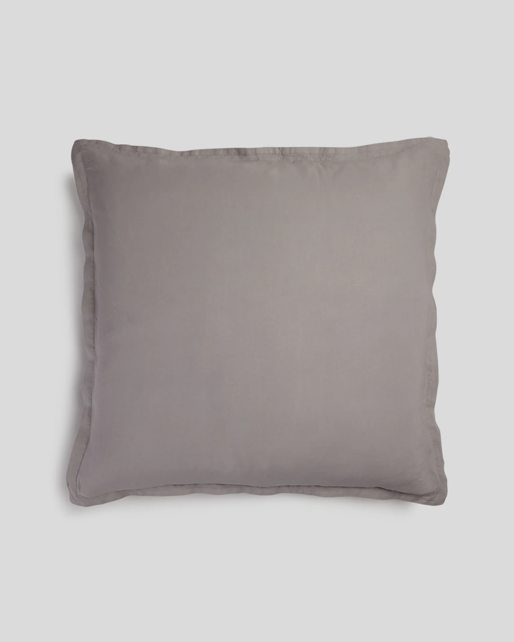 Linen Euro Sham (Pebble)