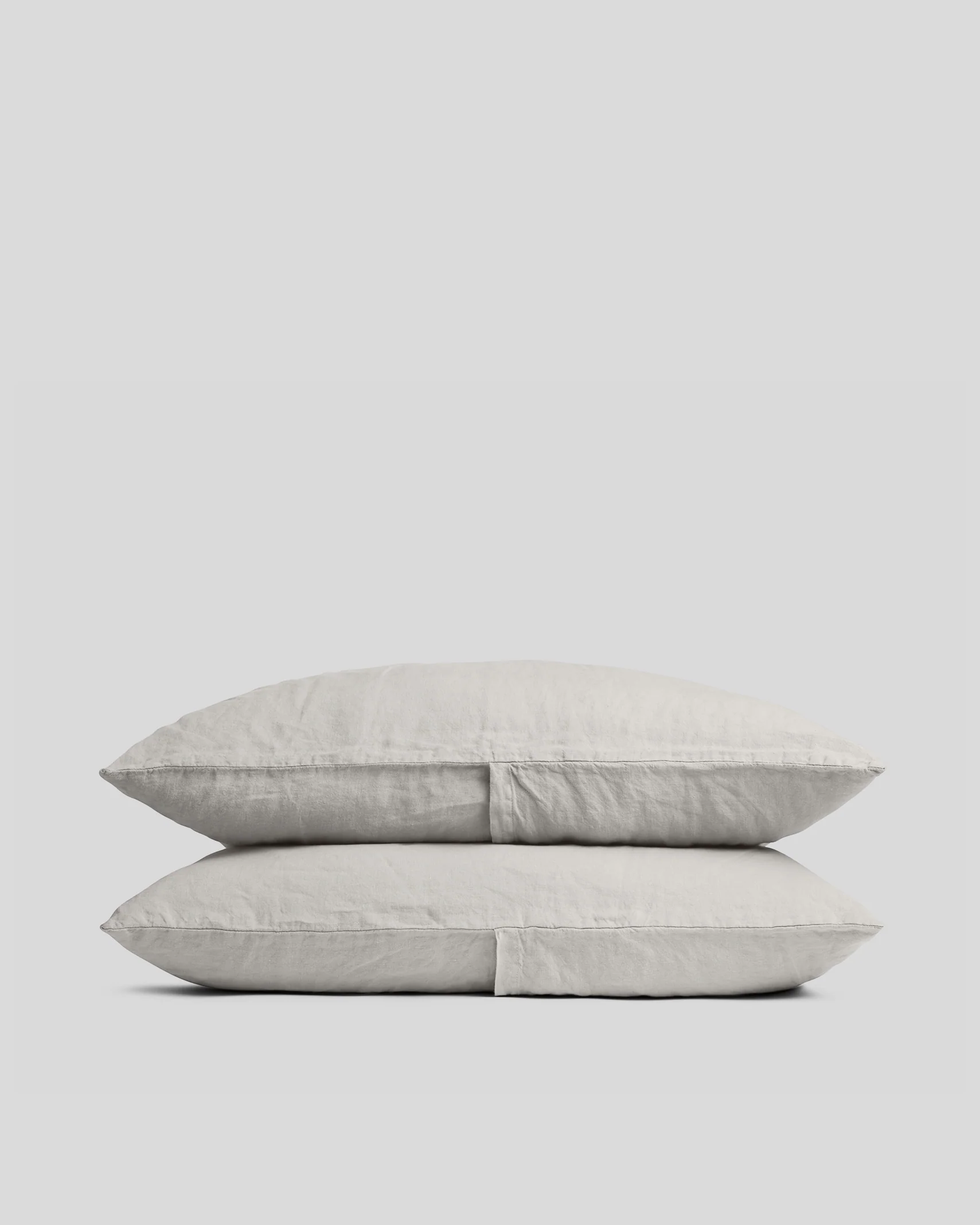Linen Pillowcase Set (Dove)