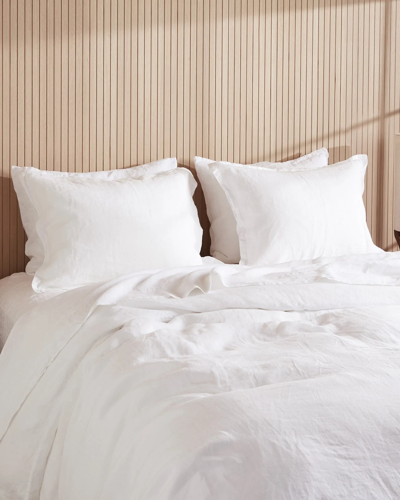 Linen Pillowcase Set (White) - Image 4