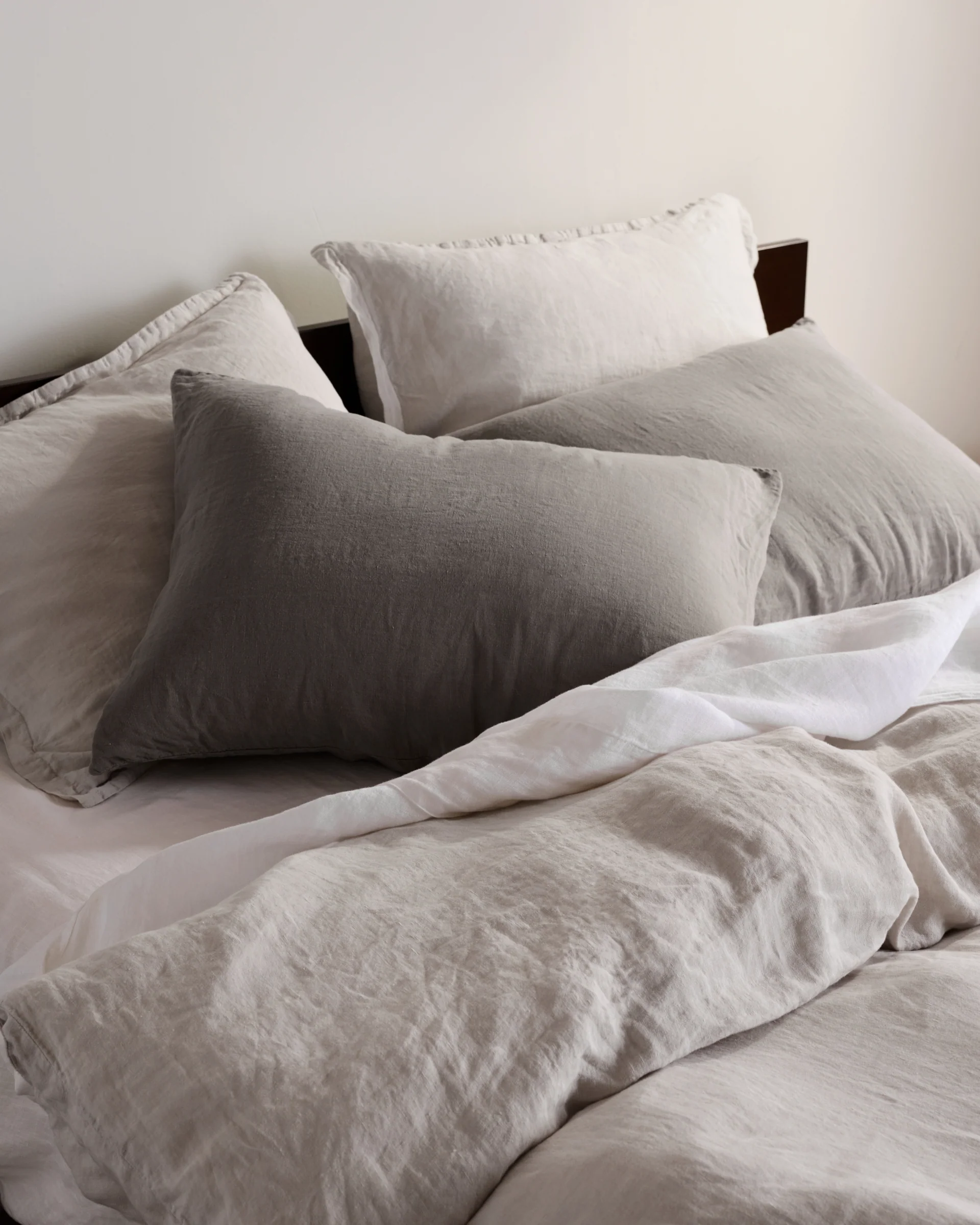 Linen Sham Set (Dove) - Image 5