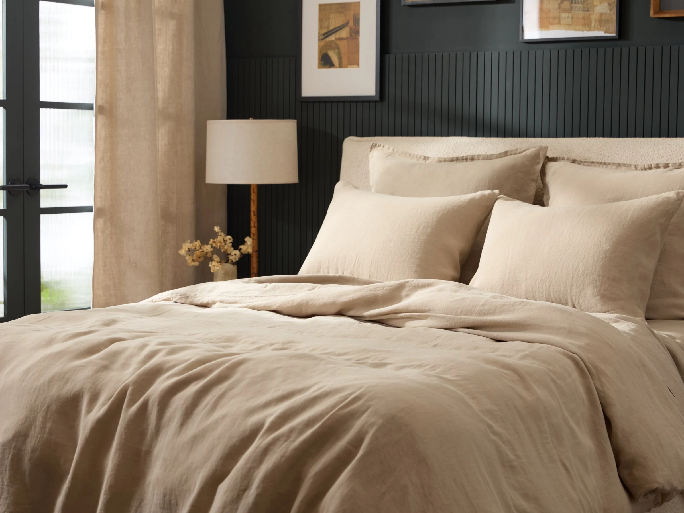 Linen Sham Set (Toast) - Image 4