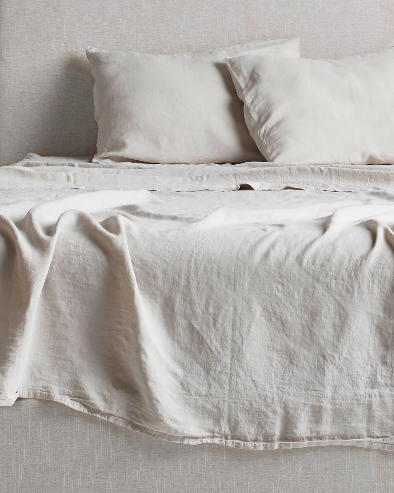 Linen Sheet Set - Bone F/Q - Image 6