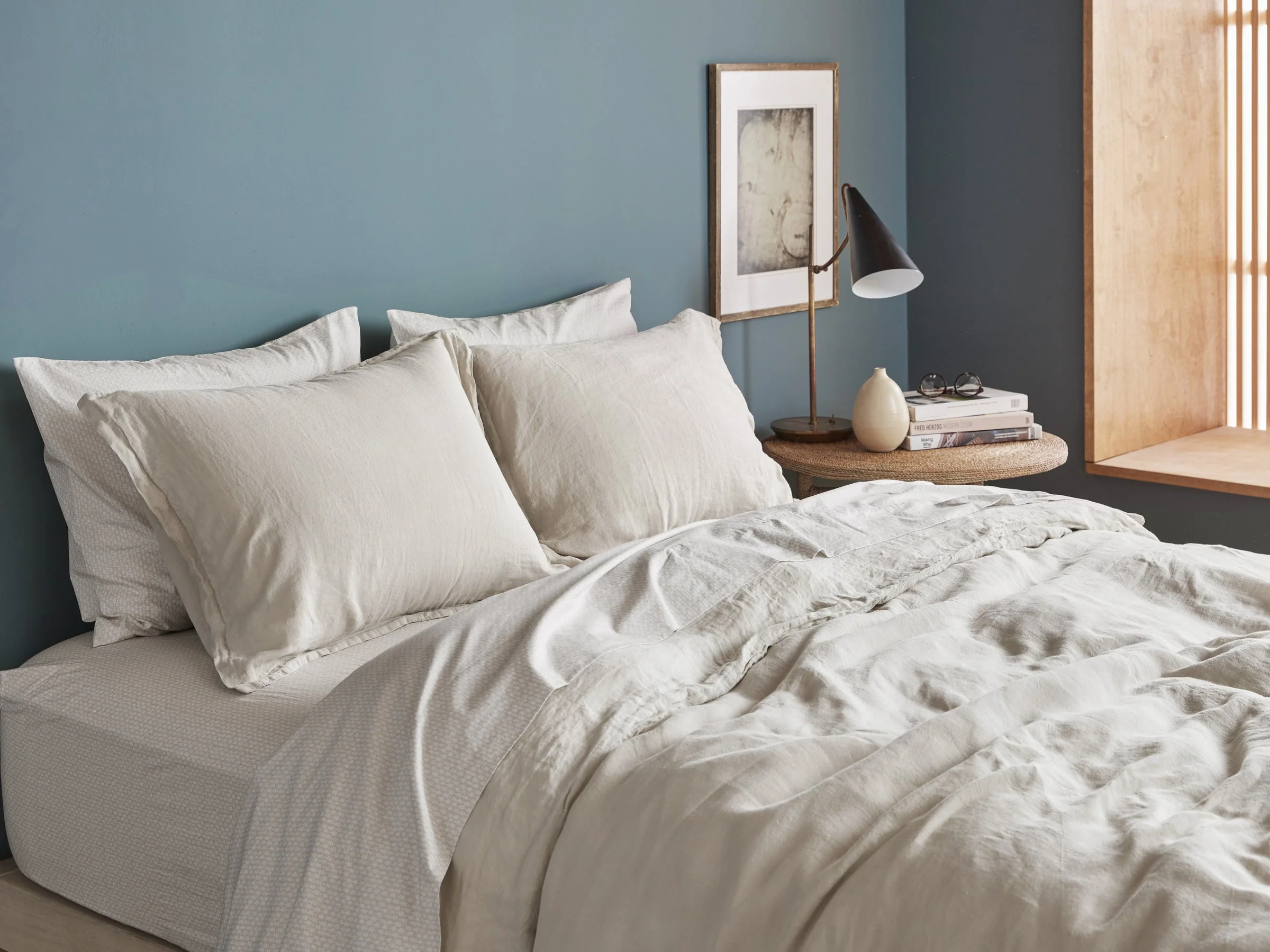 Linen Sheet Set - Bone K/CK - Image 5