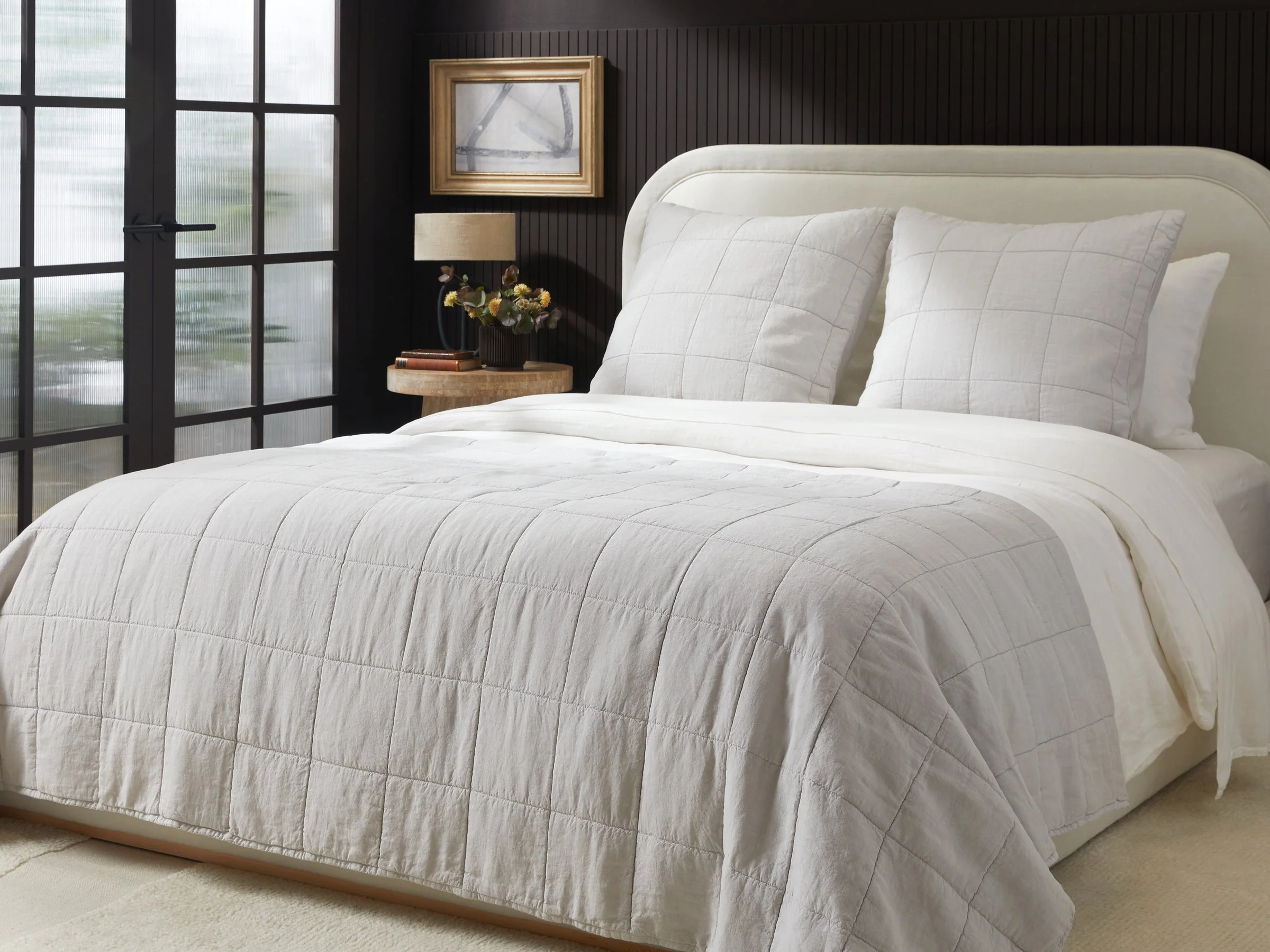 Linen Sheet Set - White K/CK - Image 6