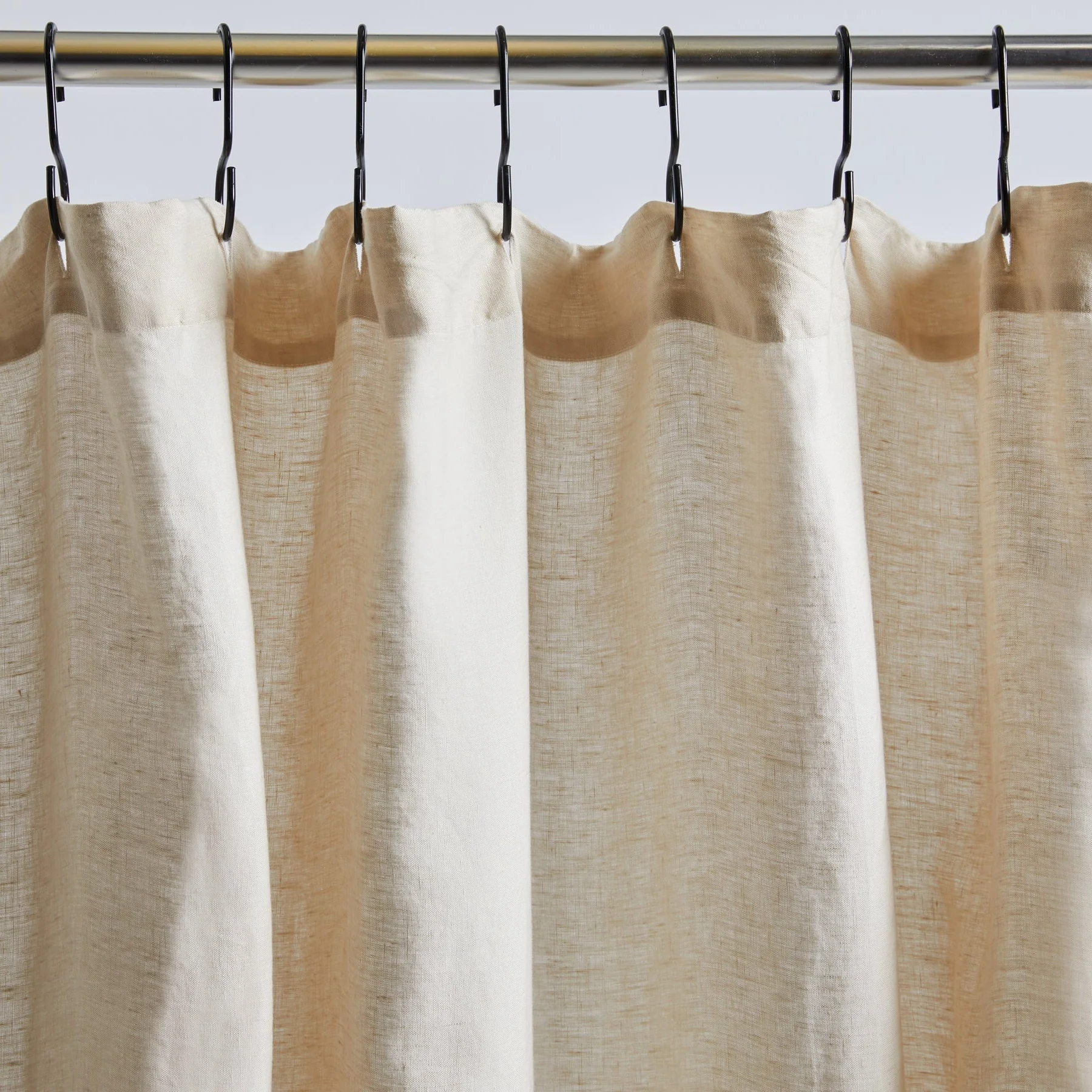 Linen Shower Curtain (Bone) - Image 4