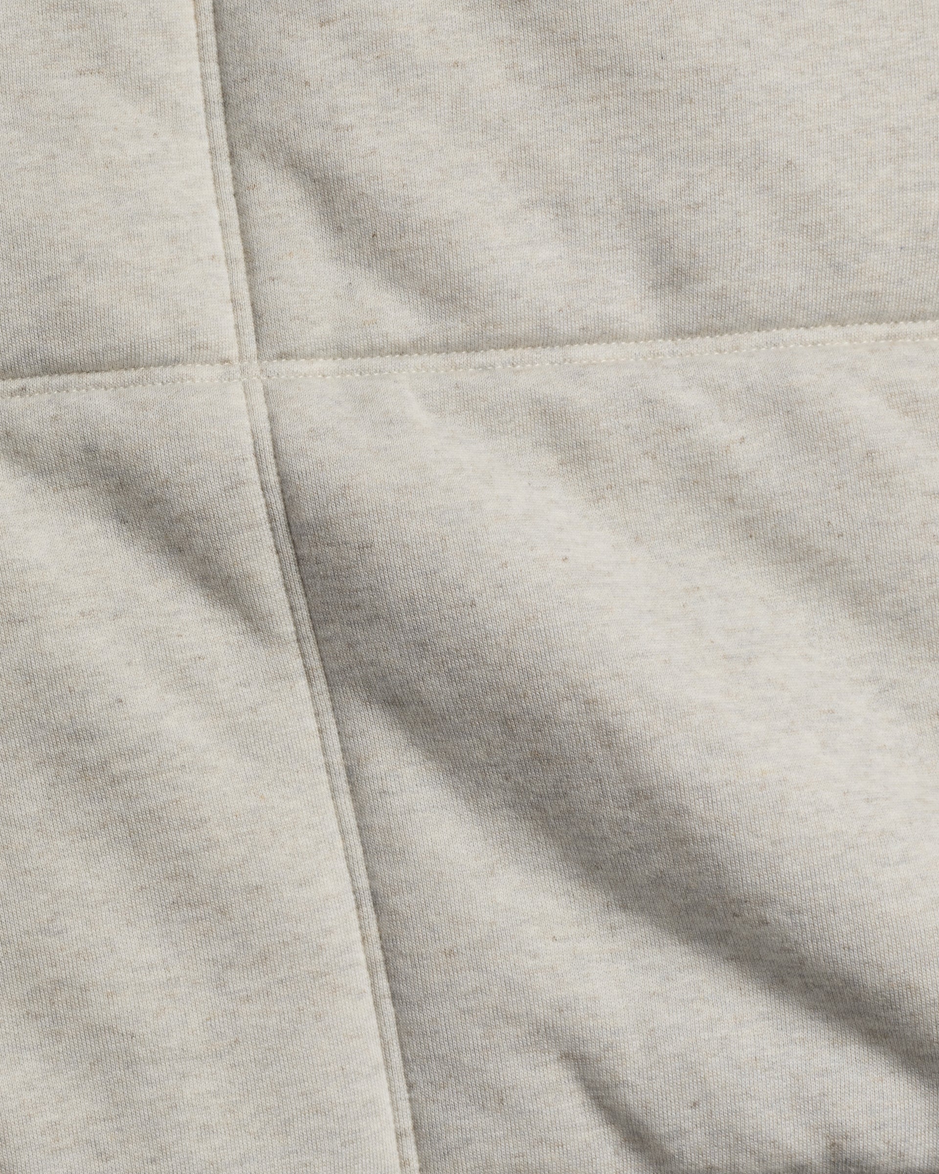 Linen Tencel Jersey Bolster Pillow Cover (Heathered Oatmeal) - Image 3