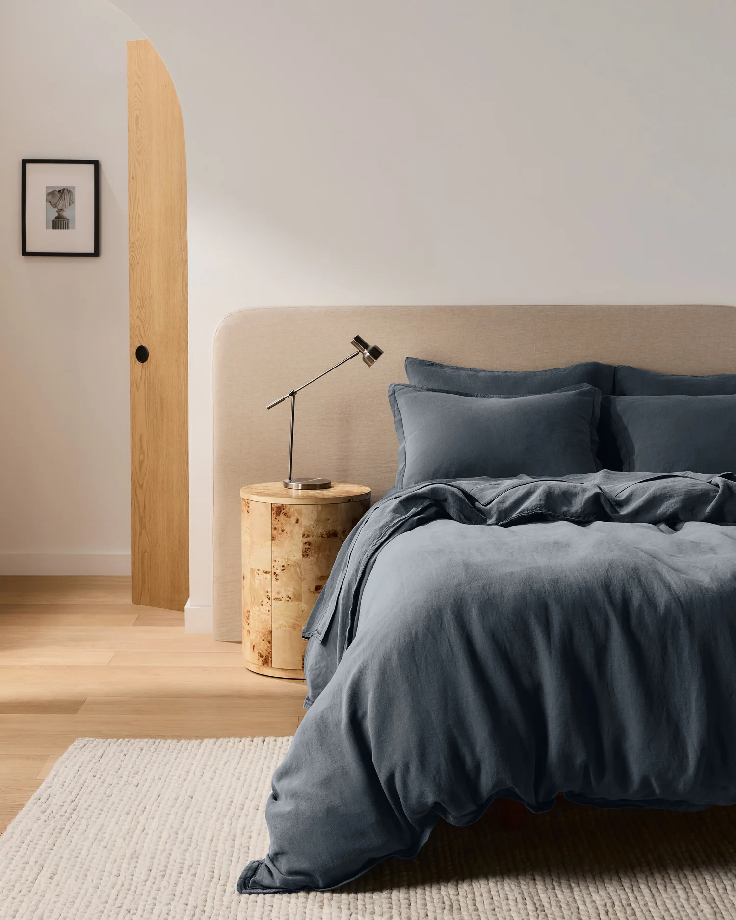 Linen Tencel Sheet Set - Dusk F/Q - Image 4