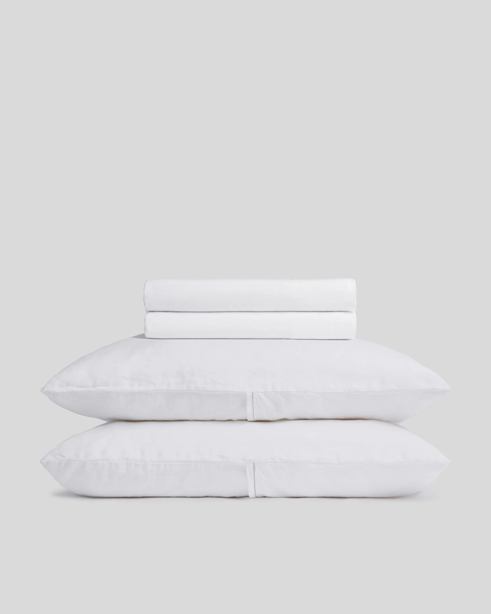Linen Tencel Sheet Set - White F/Q