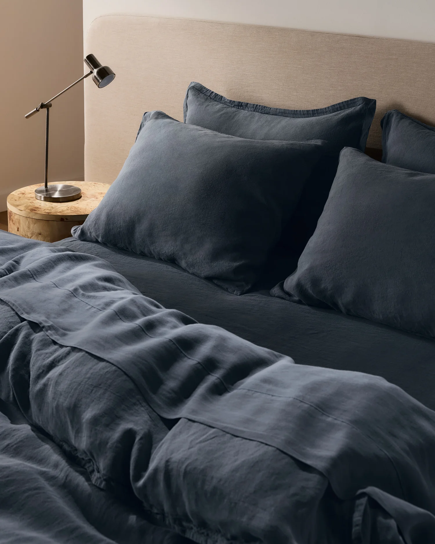 Linen Tencel Sheet Set - Dusk K/CK - Image 2