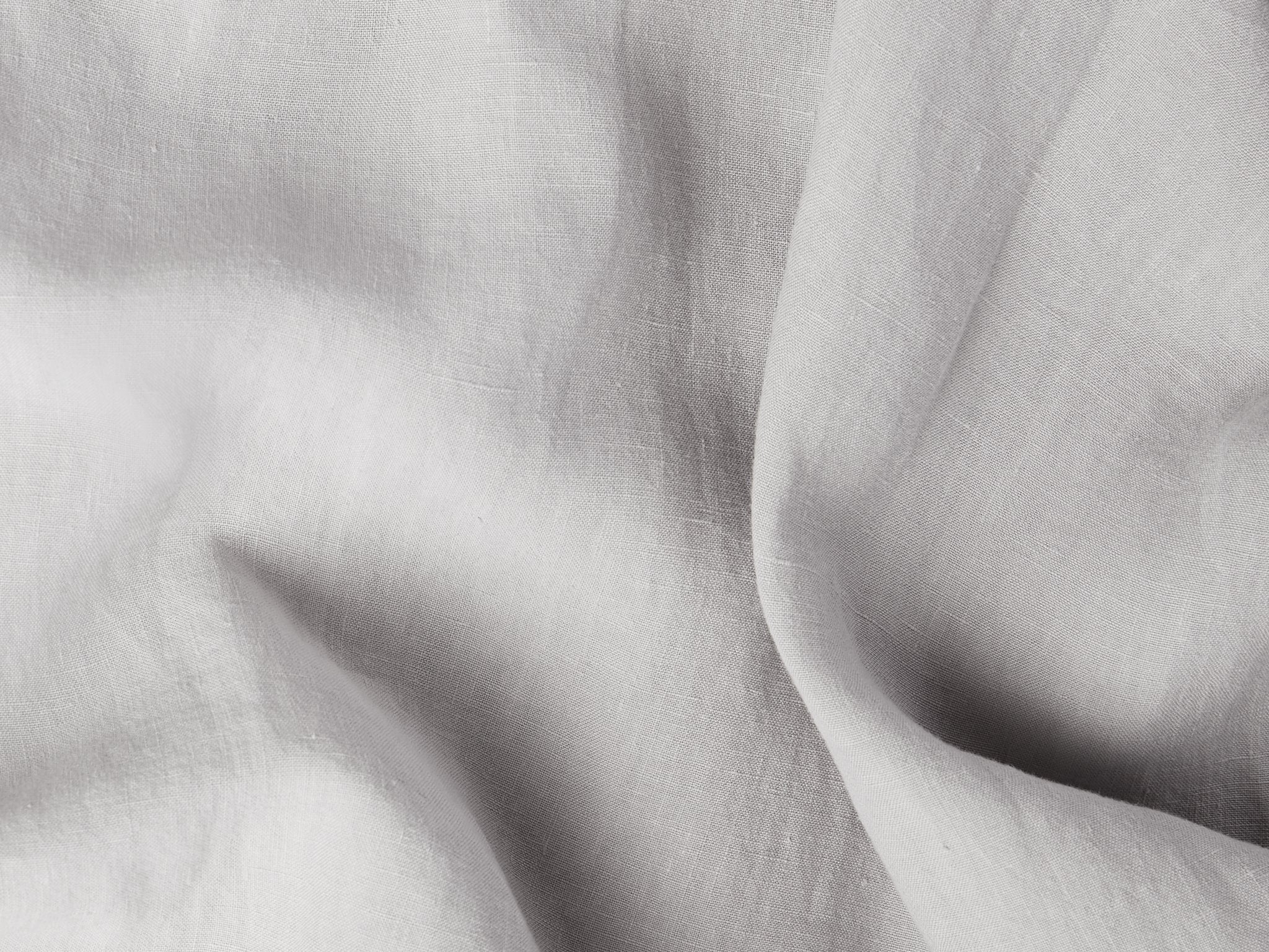 Linen Top Sheet - Fog - FINAL SALE - Image 3