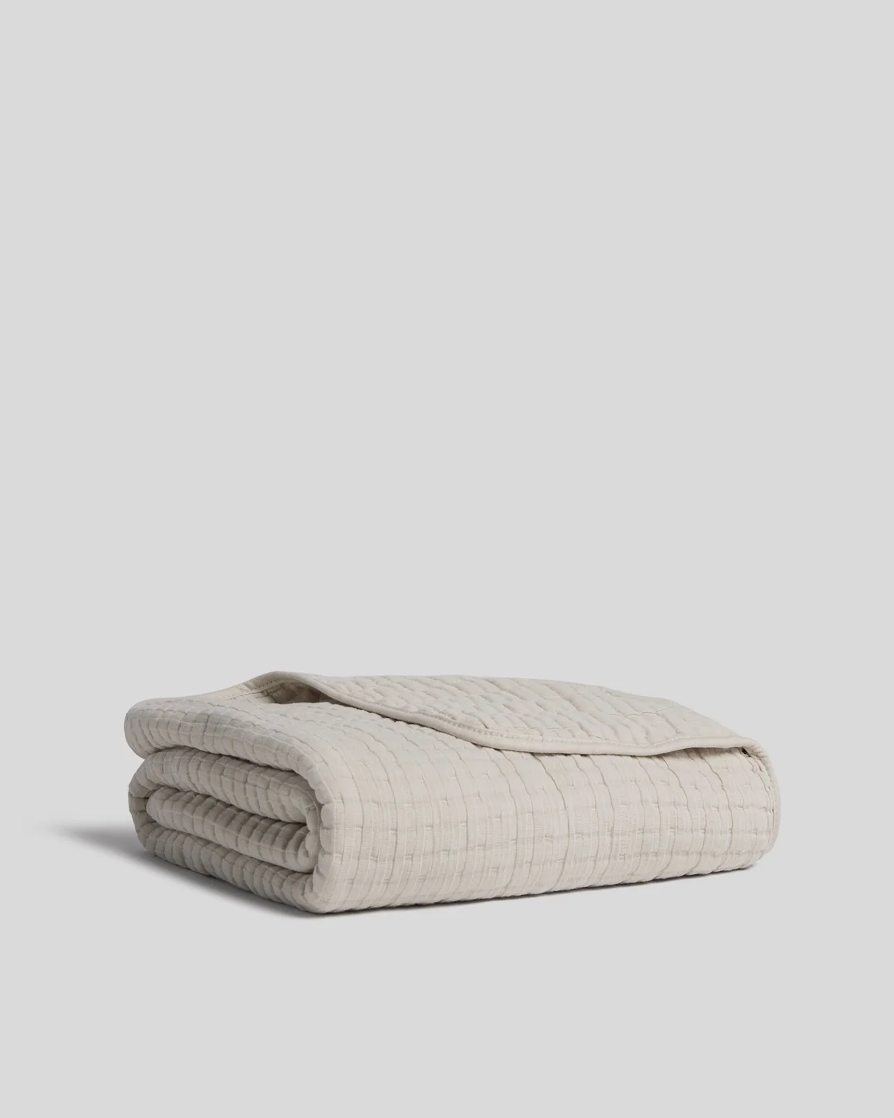 Organic Air Cotton Toddler Quilt (Bone)