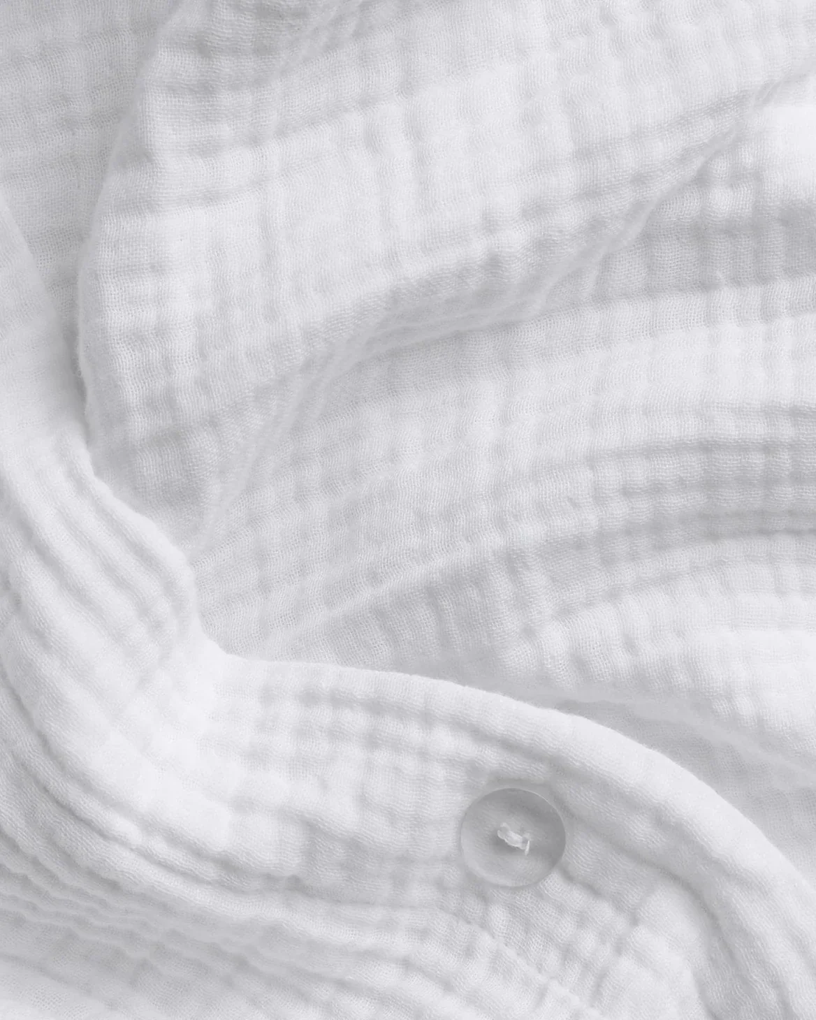 Organic Cloud Cotton Duvet Cover (White) - Image 3