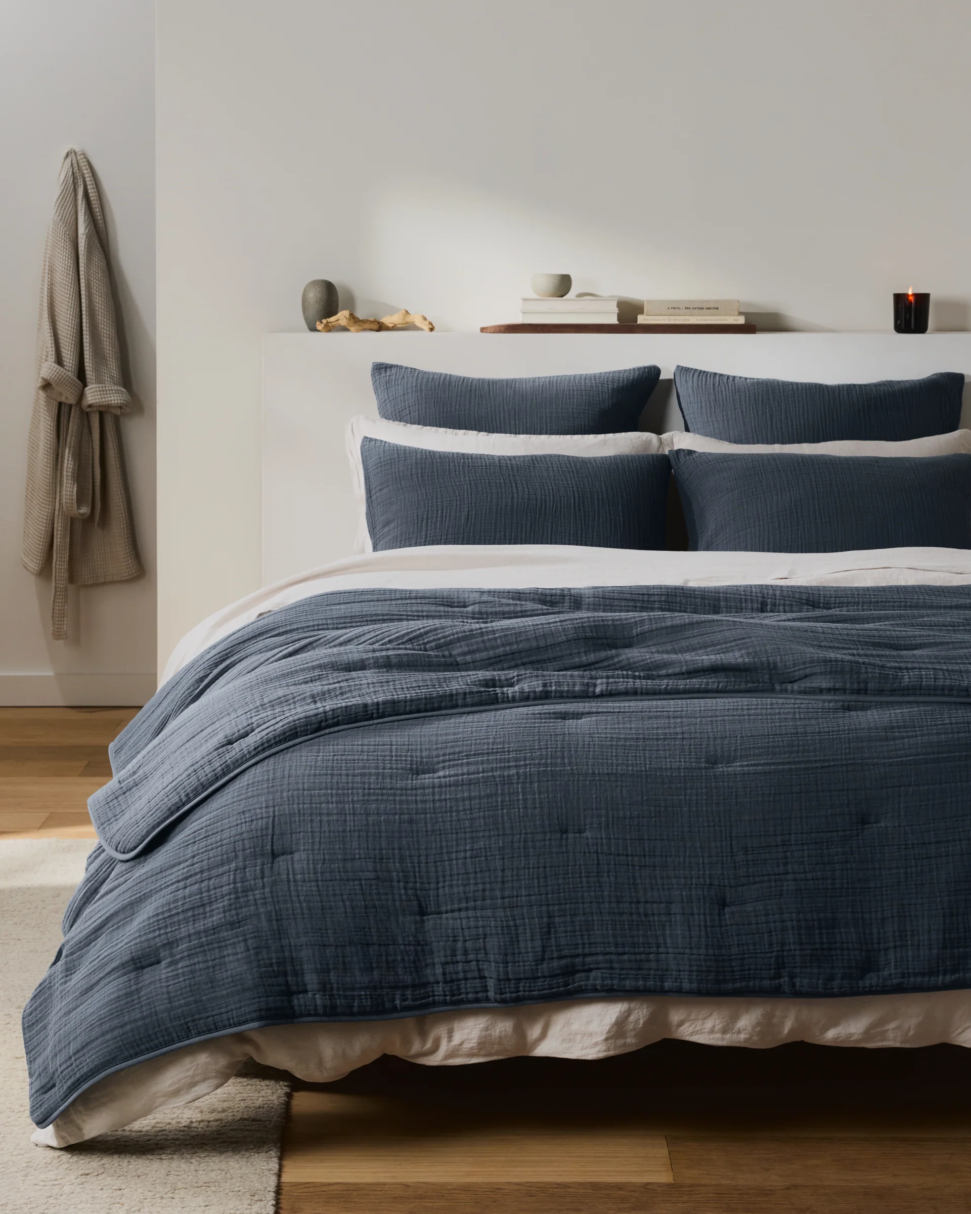 Organic Cloud Cotton Sham Set (Dusk) - Image 4