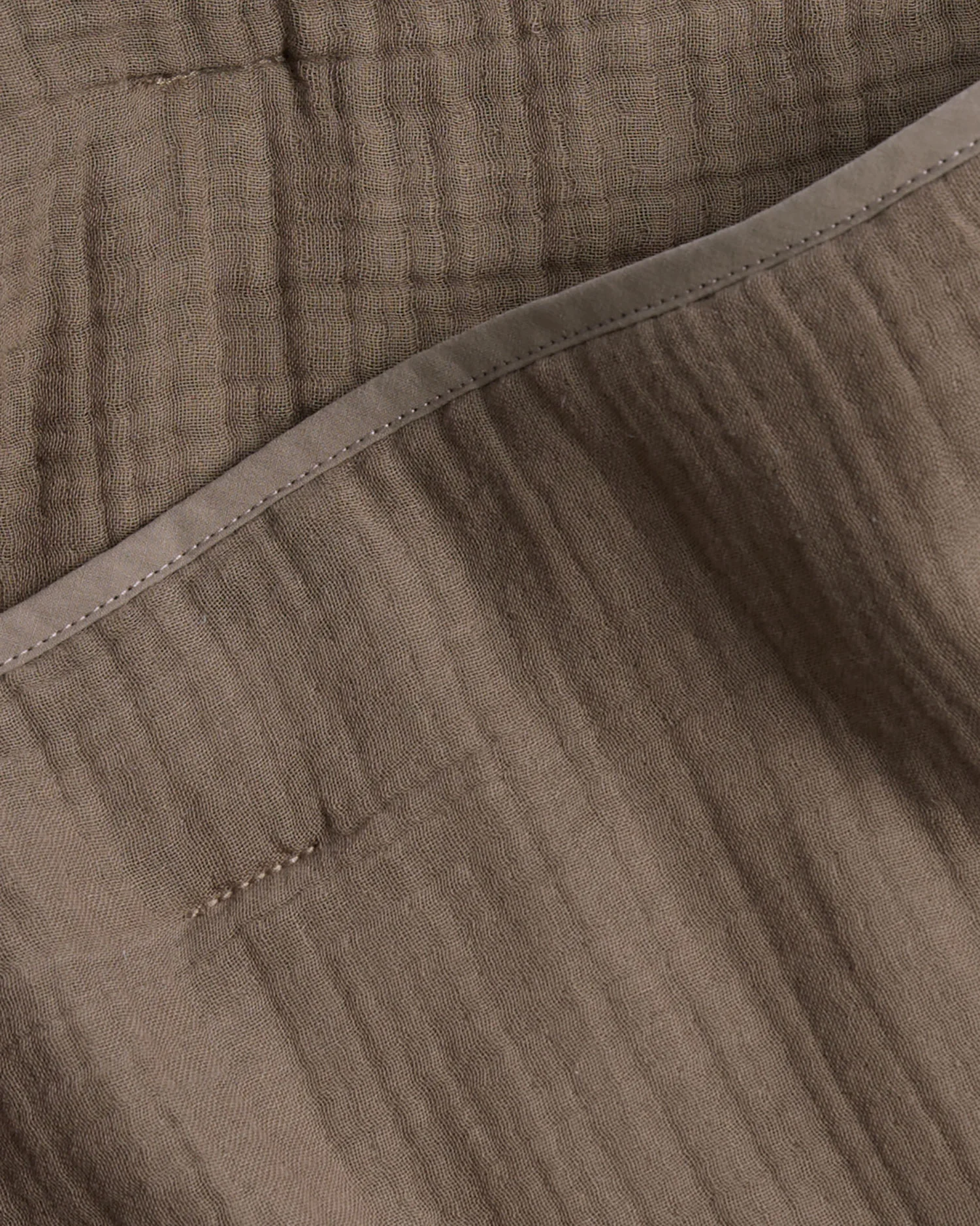 Organic Cloud Cotton Euro Sham (Warm Grey) - Image 3