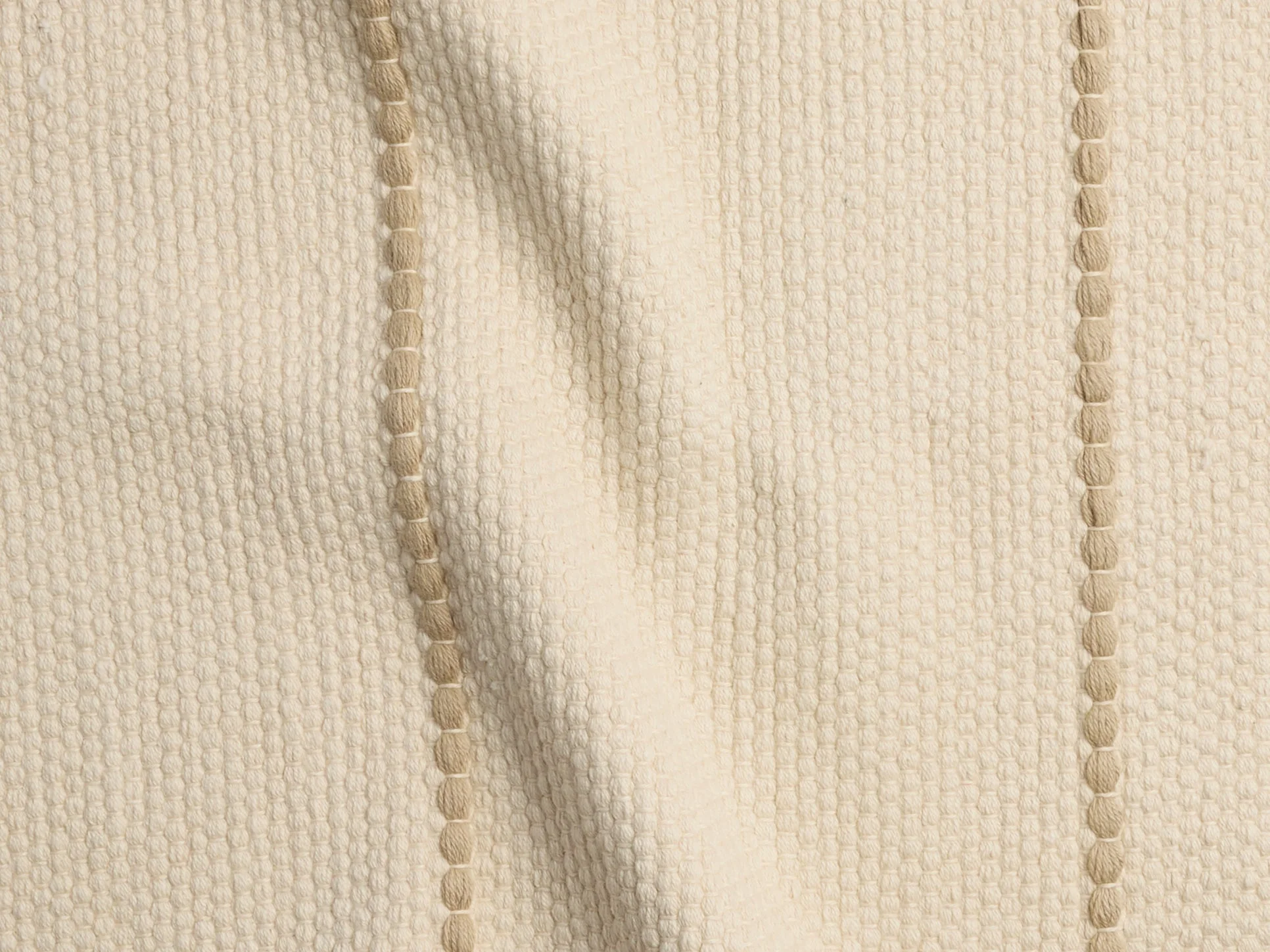 Organic Tassel Bath Rug (Natural and Toast) - Image 2