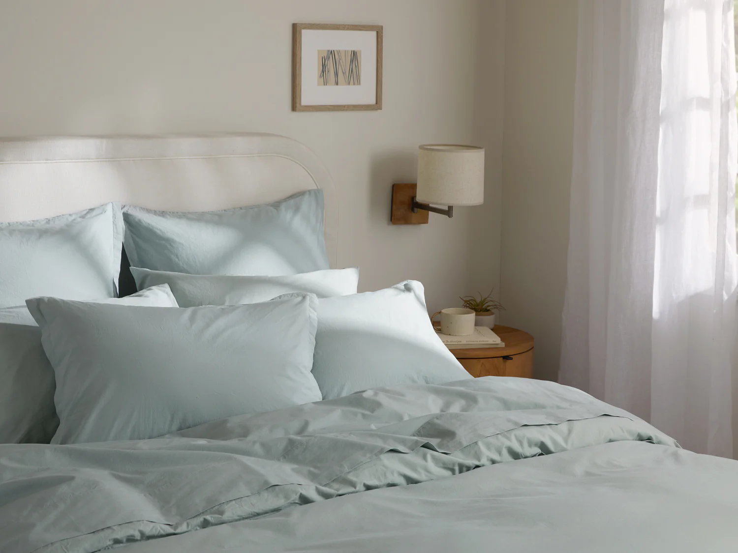 Percale Bed Set - FINAL SALE (Spa) - Image 3