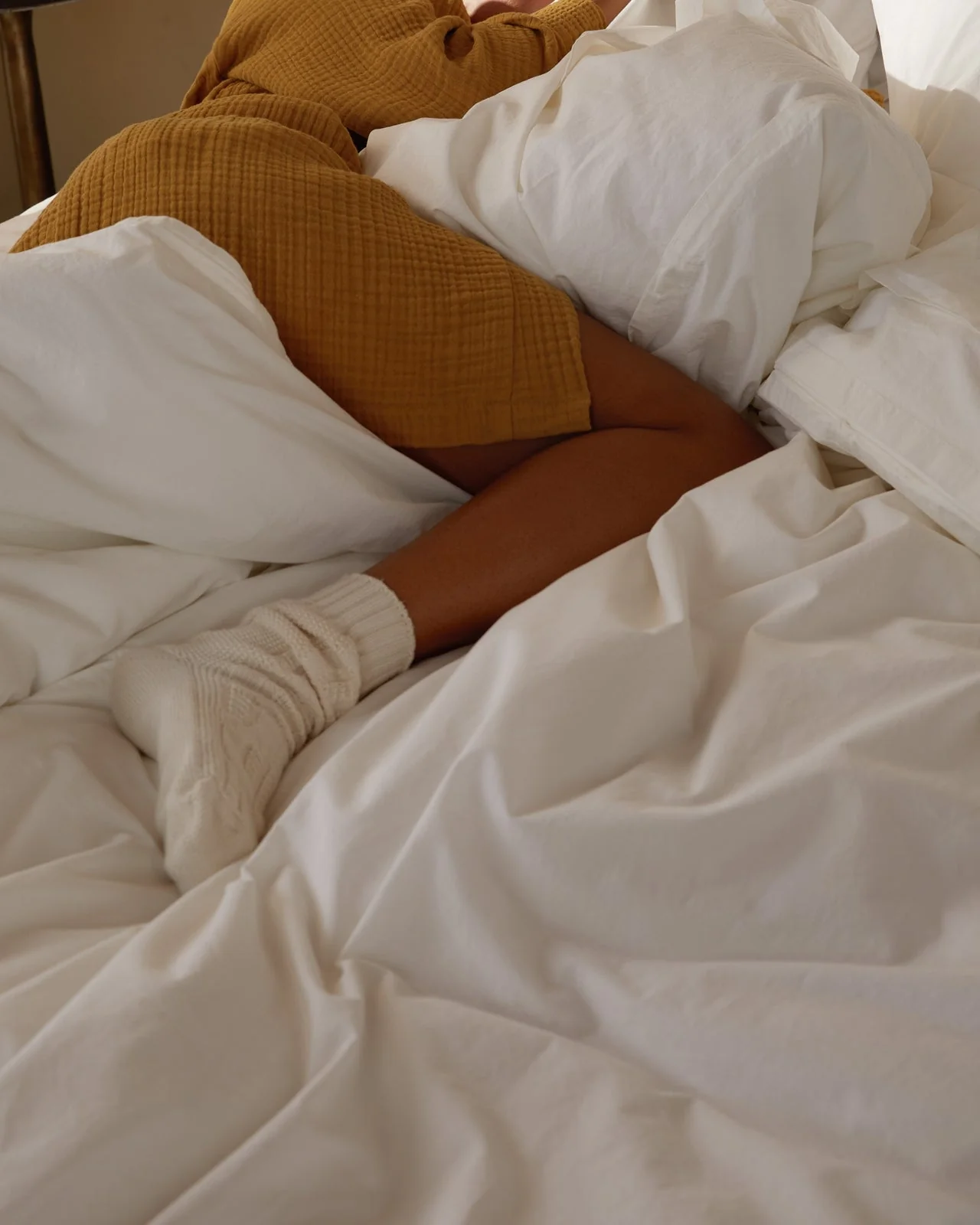 Percale Duvet Cover (Cream) - Image 2